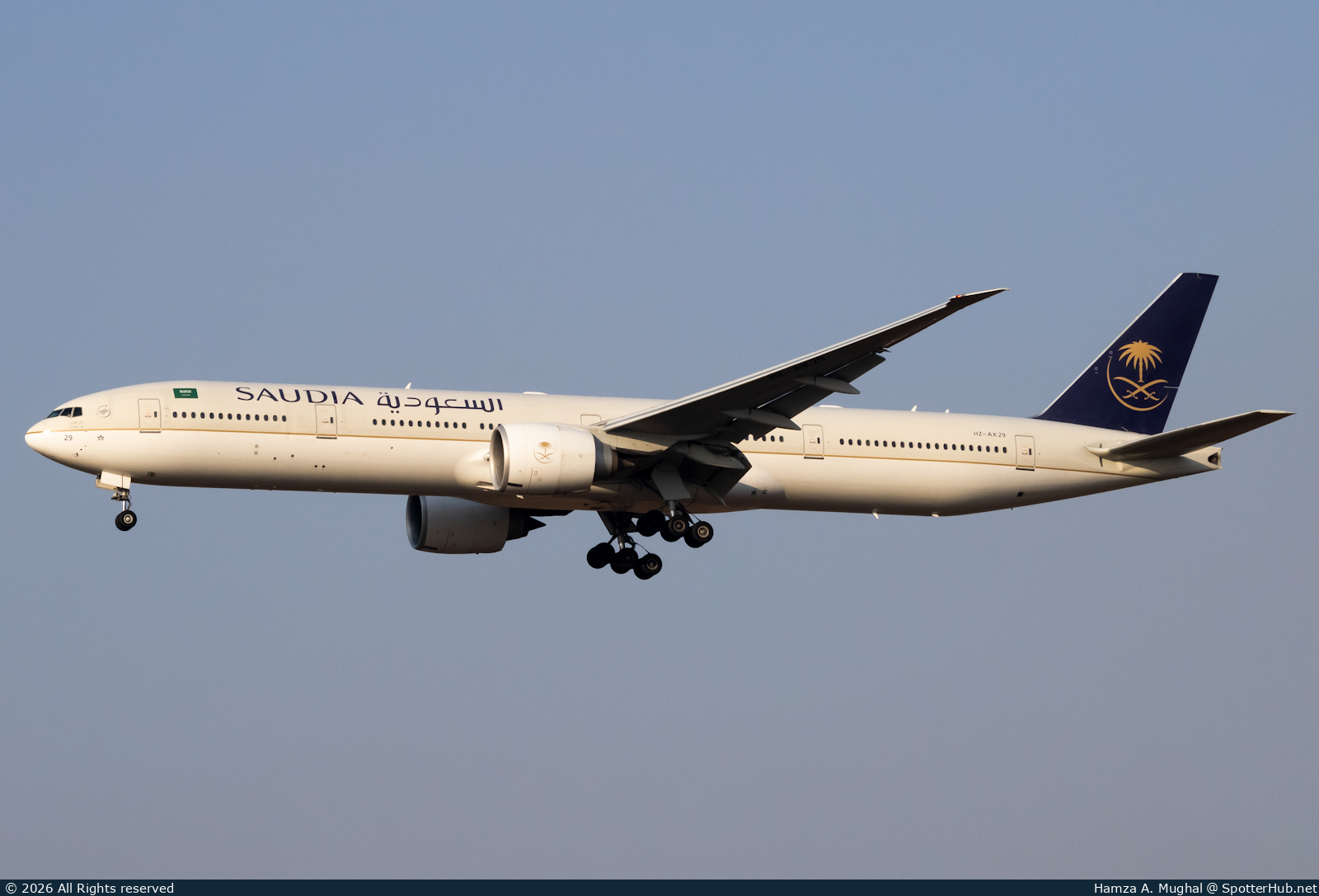 Photo of HZ-AK29 - Boeing 777-368(ER) operated by Saudia