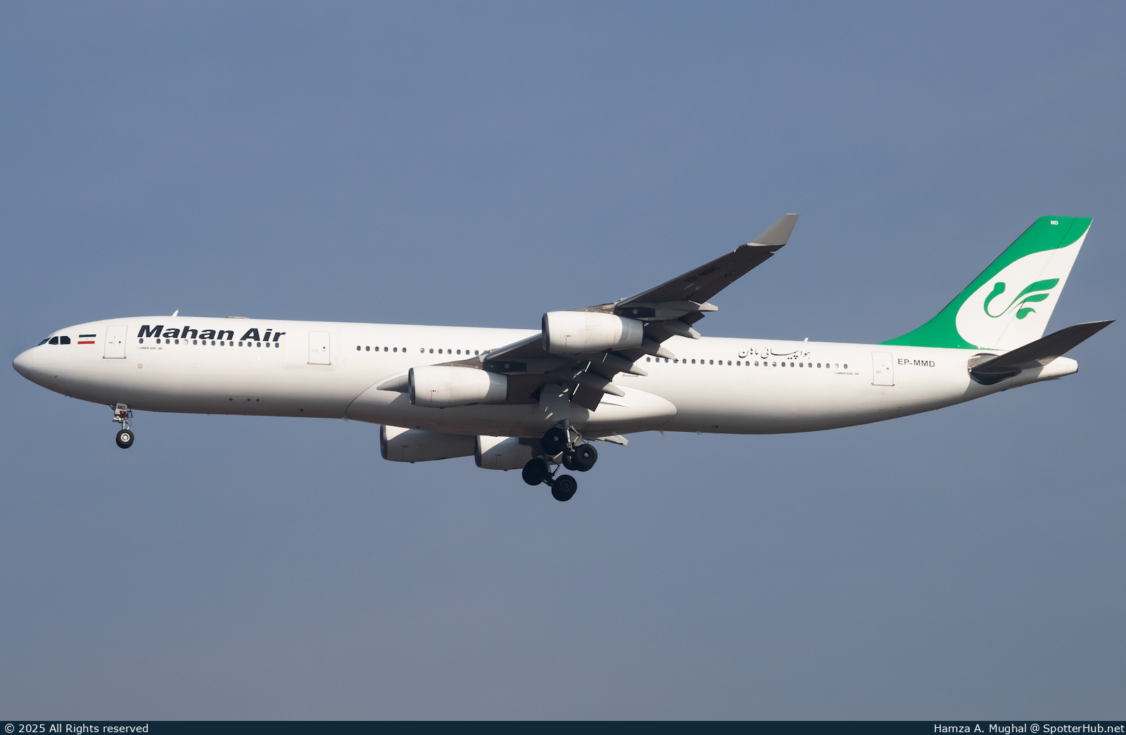 Photo of EP-MMD - Airbus A340-313 operated by Mahan Air