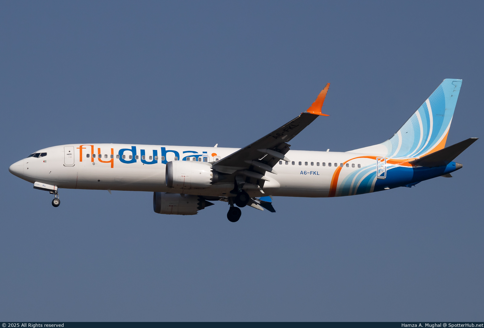 Photo of A6-FKL - Boeing 737 MAX 8 operated by flydubai