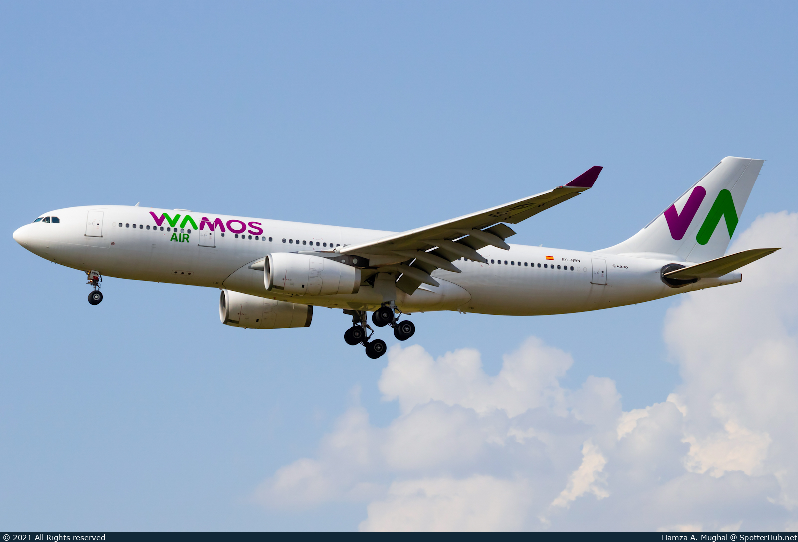 Photo of EC-NBN - Airbus A330-243 operated by Wamos Air