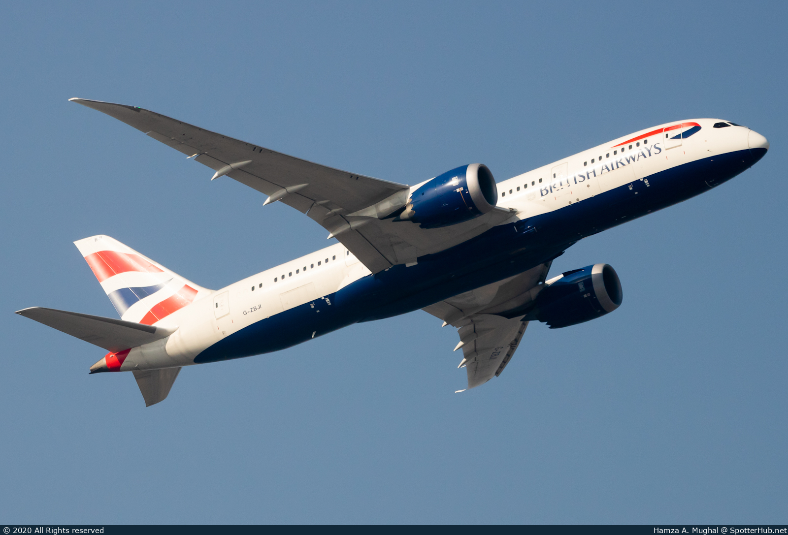 Photo of G-ZBJI - Boeing 787-8 Dreamliner operated by British Airways