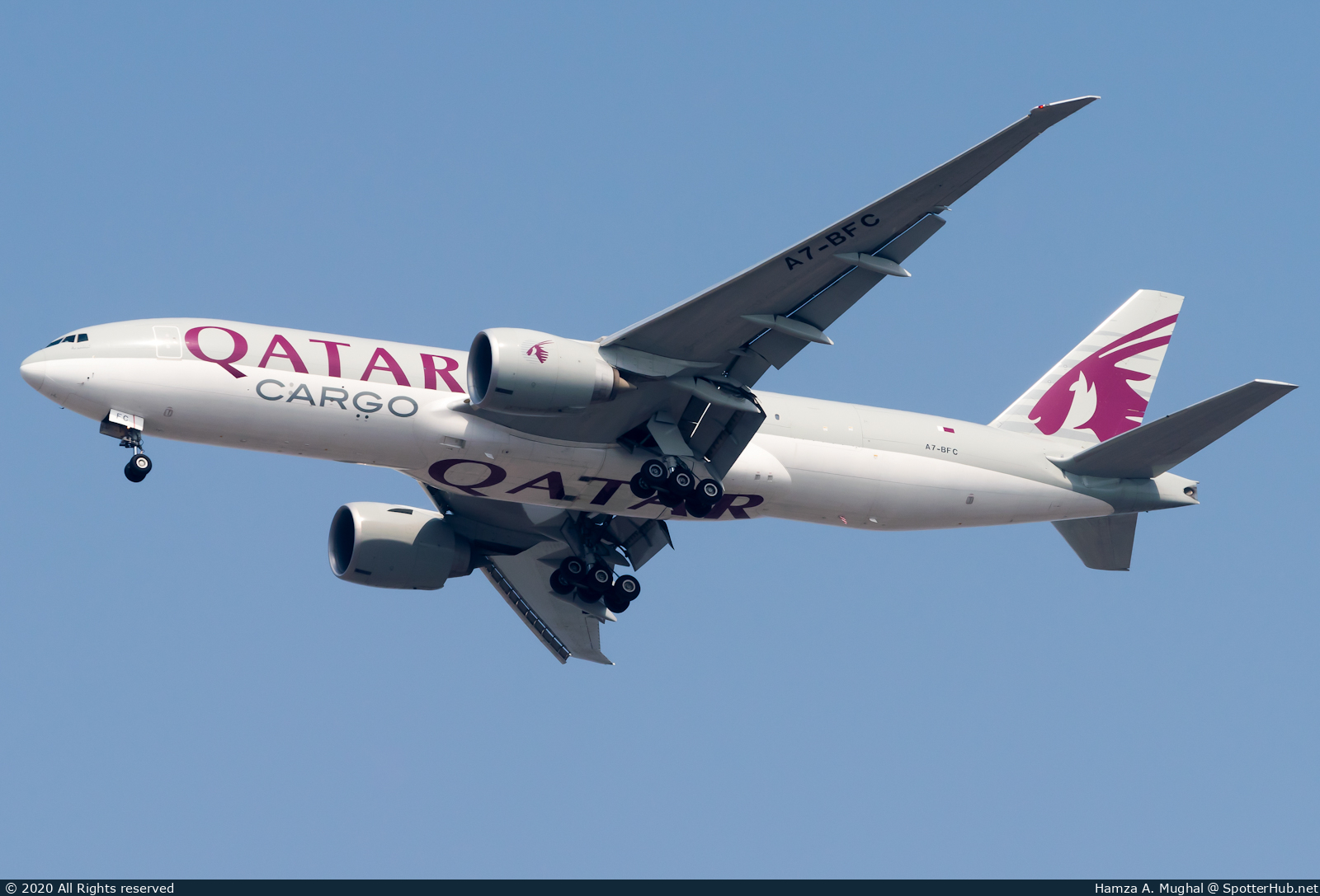 Photo of A7-BFC - Boeing 777-FDZ operated by Qatar Airways Cargo