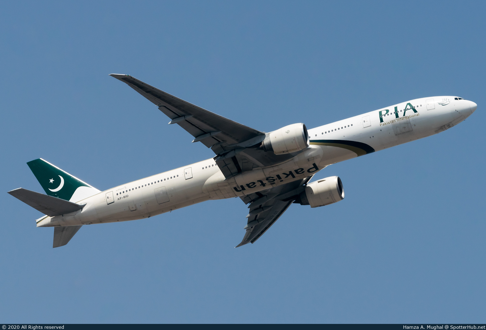 Photo of AP-BID - Boeing 777-340(ER) operated by PIA Pakistan International Airlines