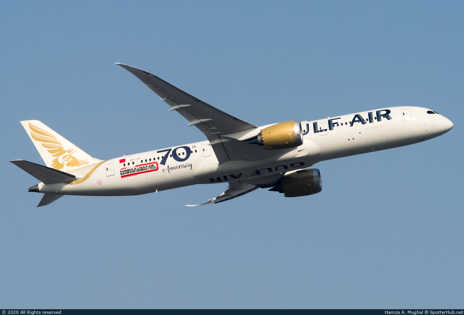 Photo of A9C-FB - Boeing 787-9 Dreamliner operated by Gulf Air
