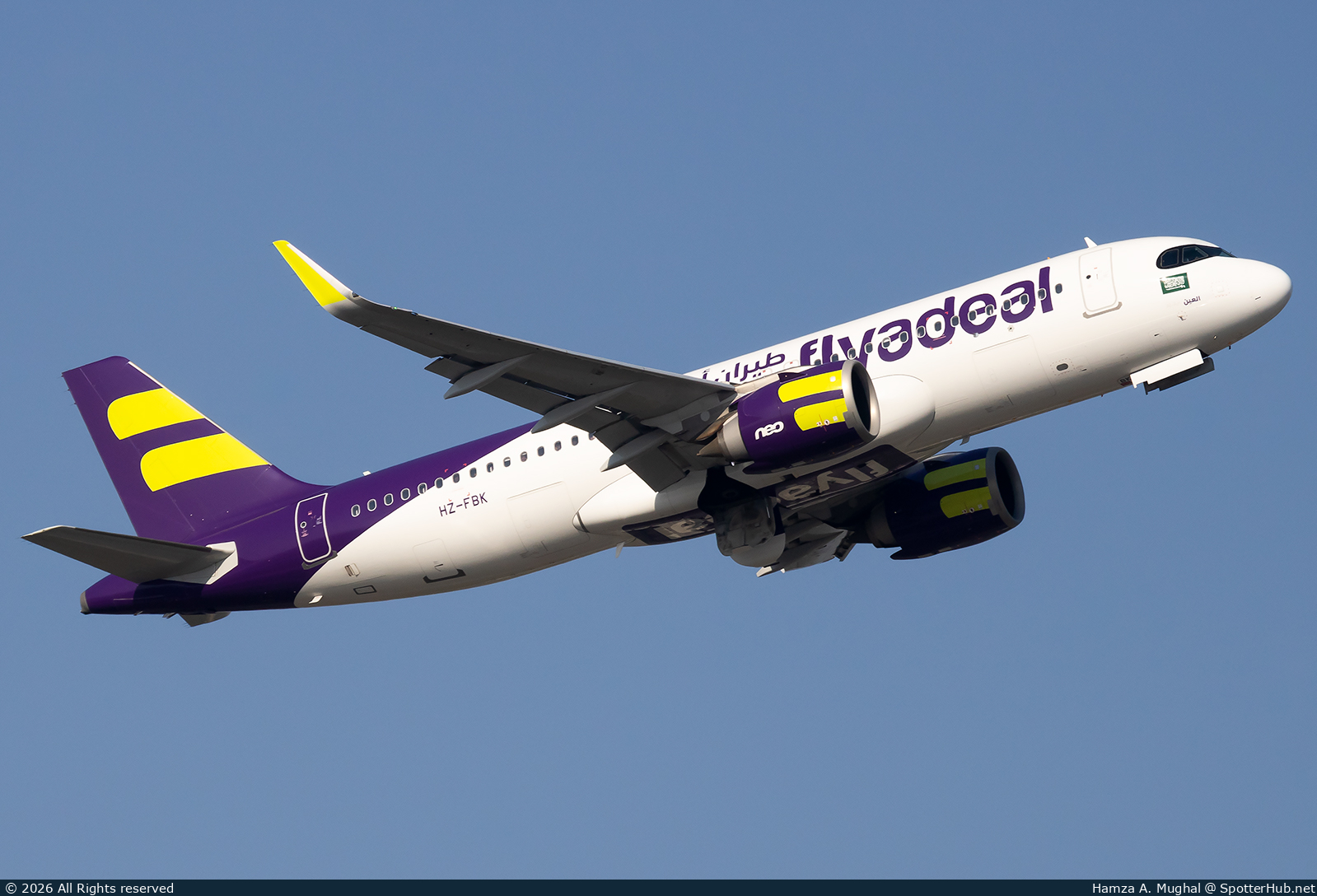 Photo of HZ-FBK - Airbus A320-251N operated by flyadeal