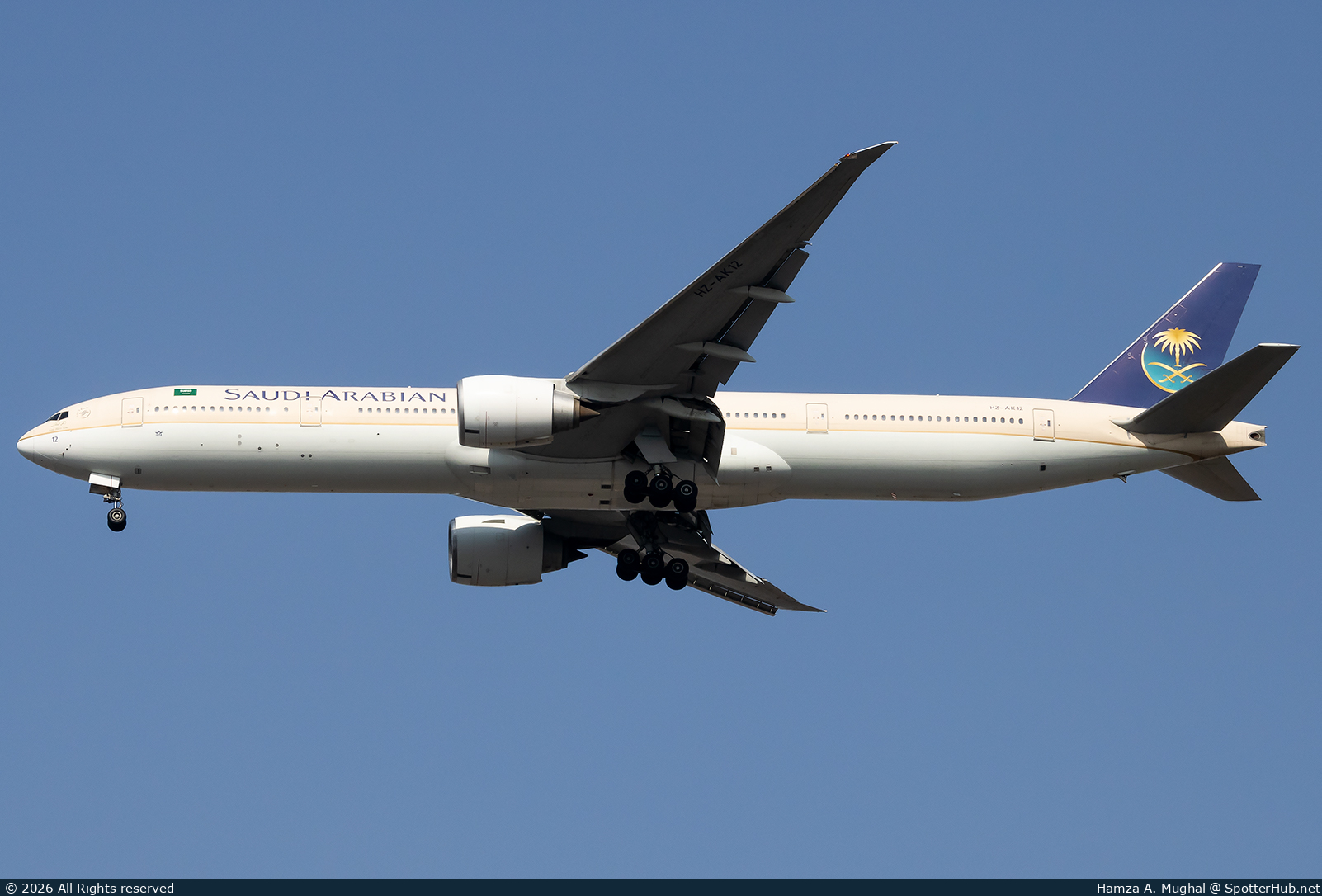 Photo of HZ-AK12 - Boeing 777-368(ER) operated by Saudi Arabian Airlines
