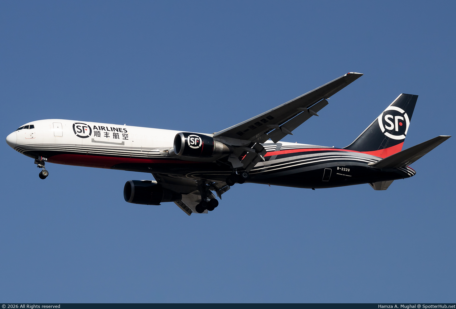 Photo of B-222Q - Boeing 767-375(ER)(BCF) operated by SF Airlines