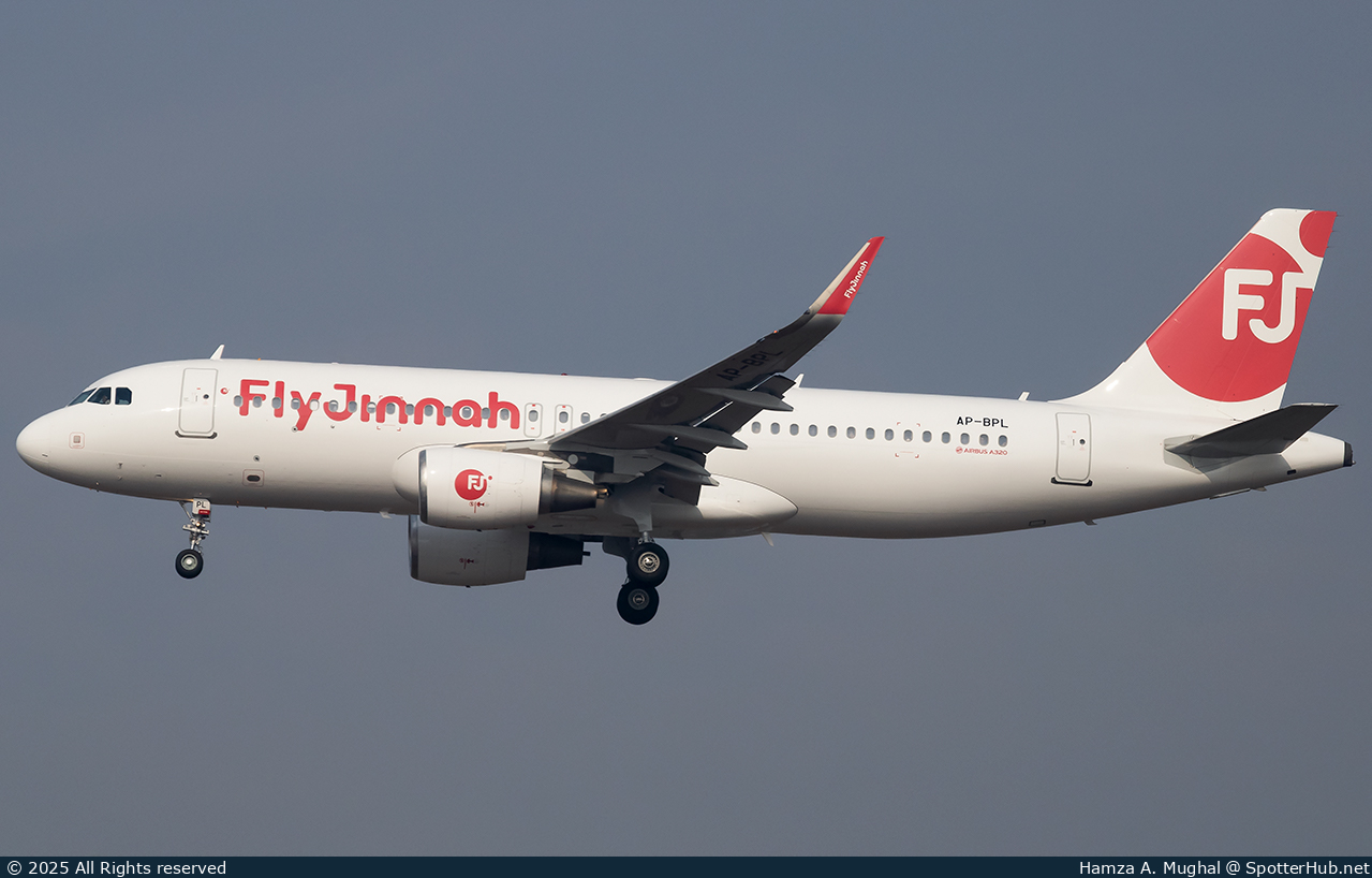 Photo of AP-BPL - Airbus A320-214 operated by Fly Jinnah