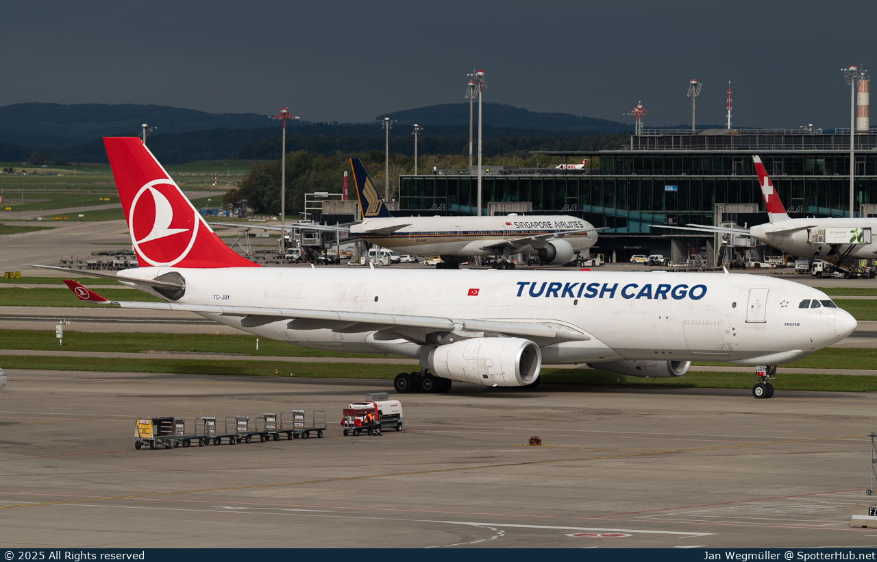 Photo of TC-JOY - Airbus A330-243F operated by Turkish Airlines Cargo