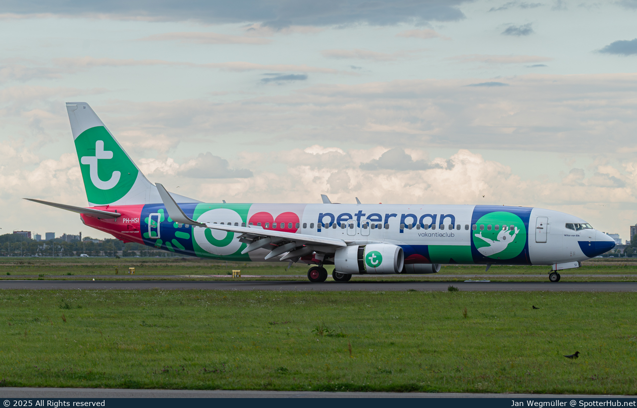Photo of PH-HSI - Boeing 737-8K2 operated by Transavia