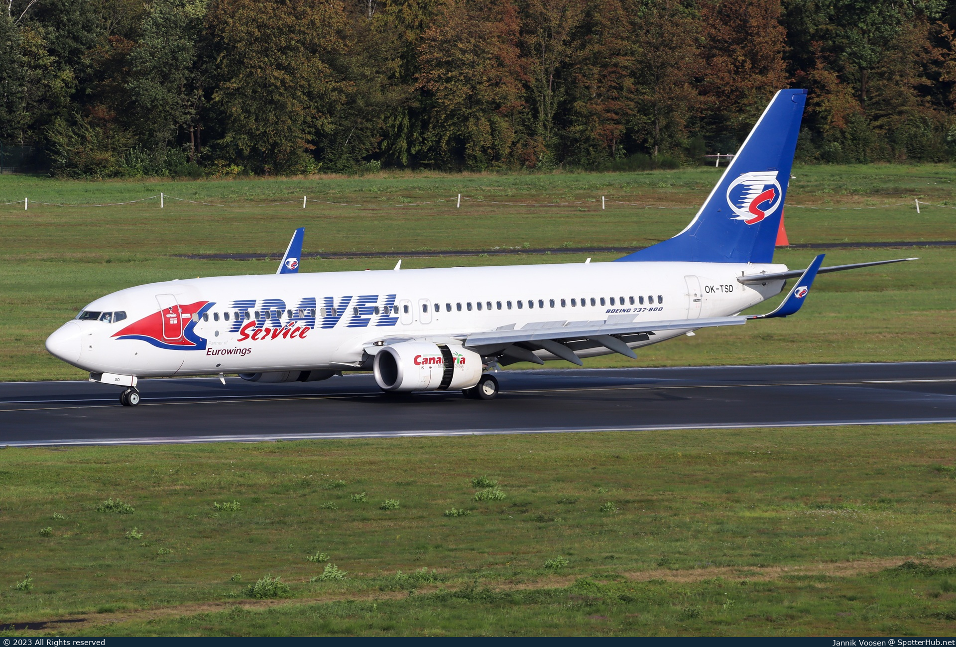 Photo of OK-TSD - Boeing 737-8Q8 operated by Eurowings (opb Travel Service)
