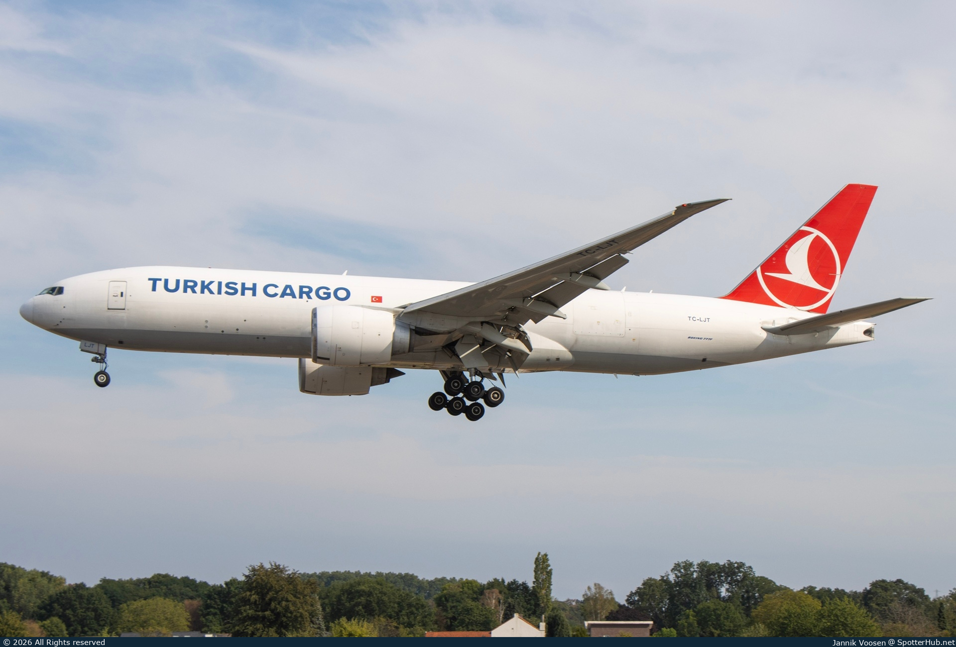 Photo of TC-LJT - Boeing 777-F operated by Turkish Airlines Cargo