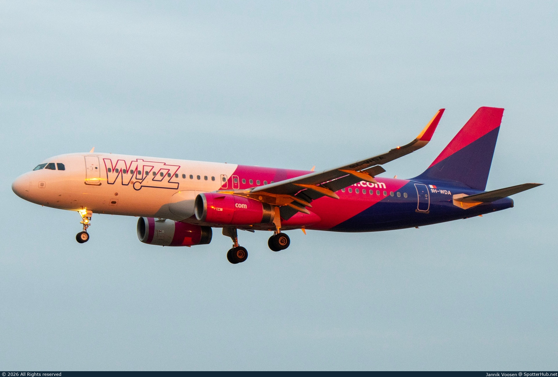 Photo of 9H-WDA - Airbus A320-232 operated by Wizz Air Malta