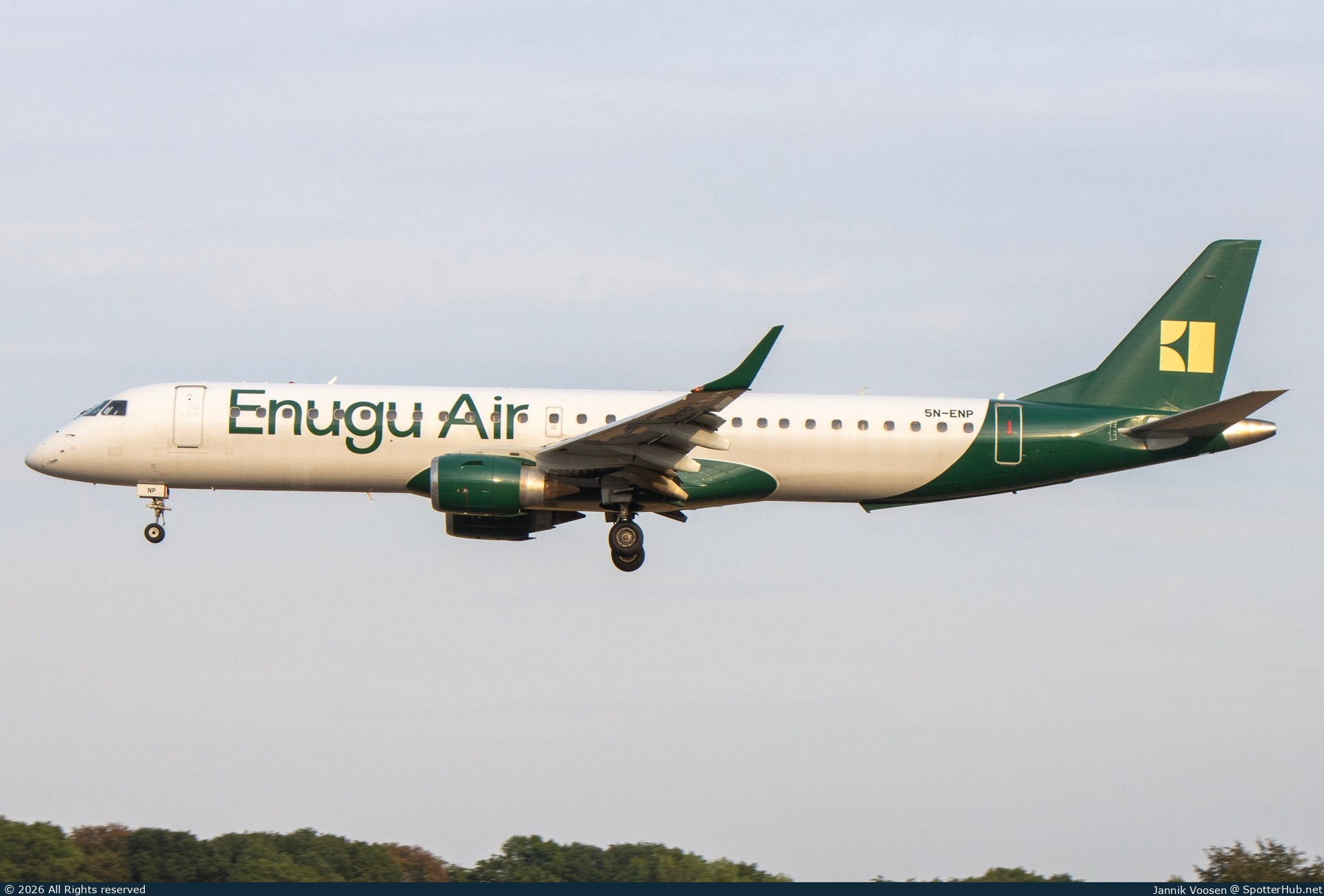 Photo of 5N-ENP - Embraer ERJ-195AR operated by Enugu Air