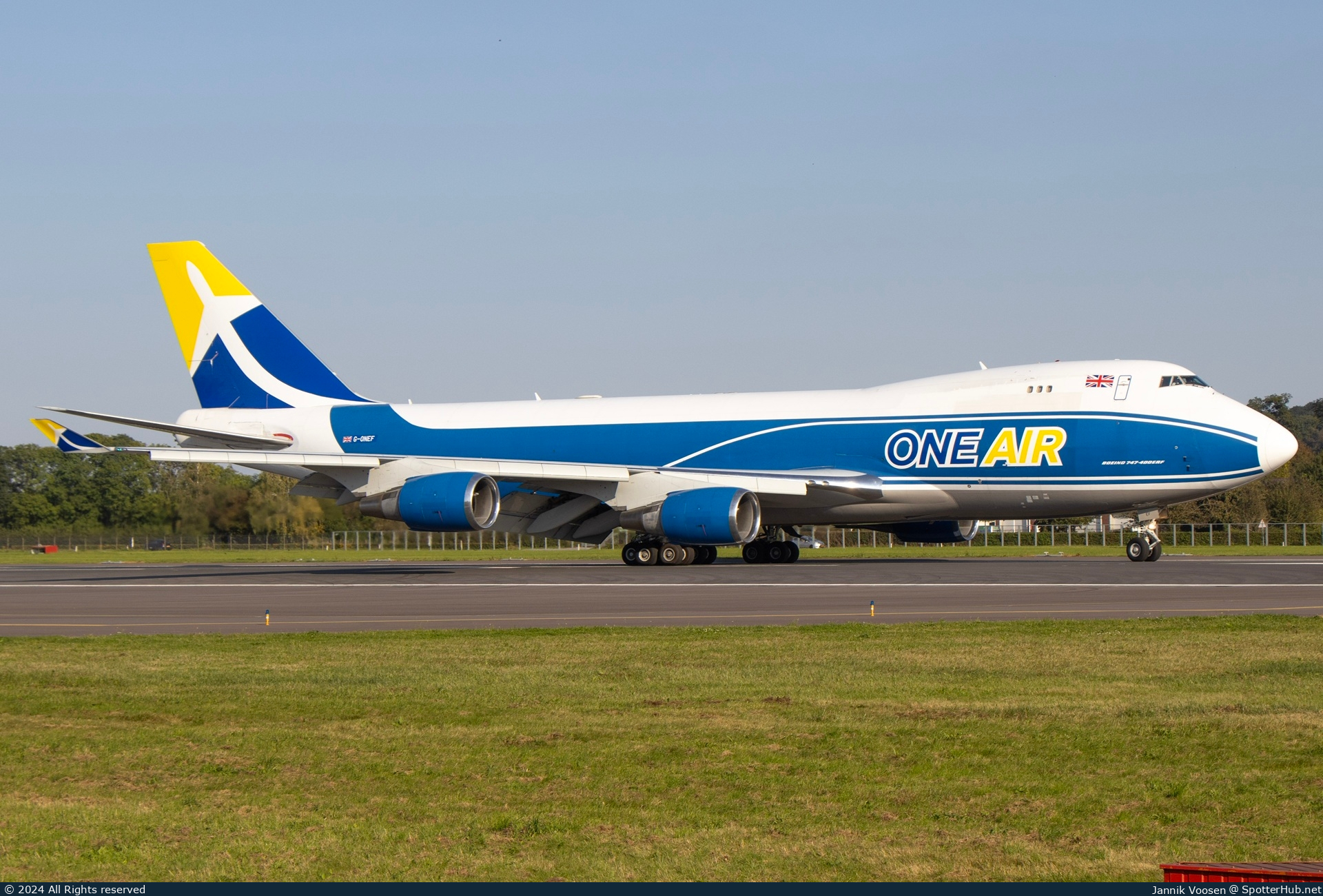 Photo of G-ONEF - Boeing 747-428F(ER) operated by One Air