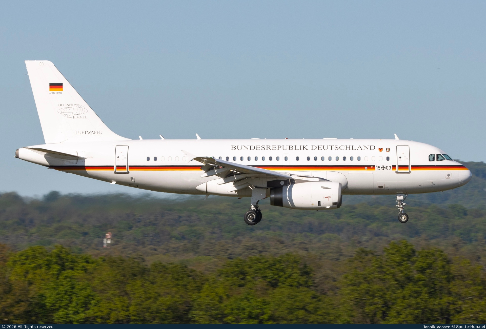 Photo of 15+03 - Airbus A319-133(CJ) operated by German Air Force
