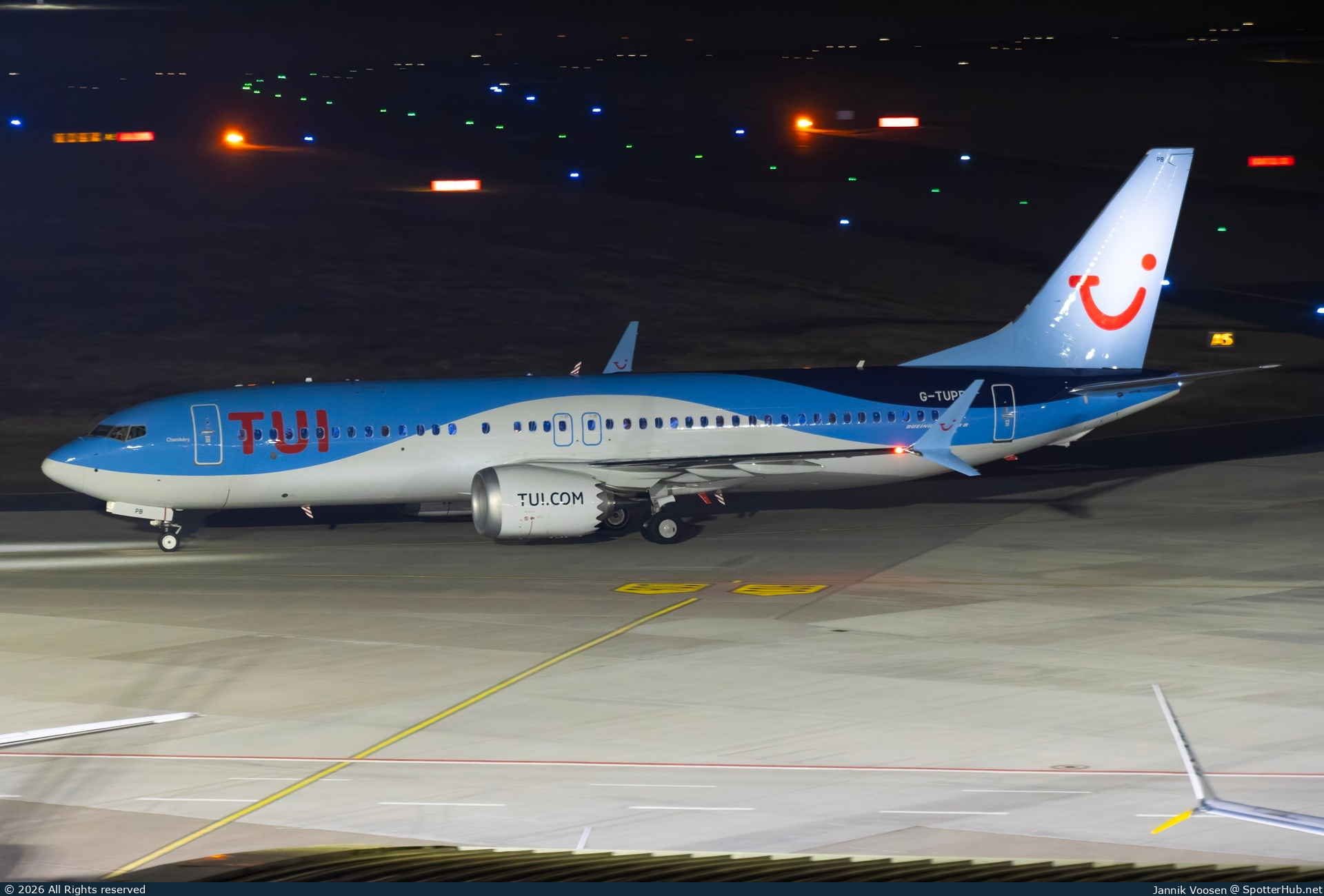 Photo of G-TUPB - Boeing 737 MAX 8 operated by TUI Airways