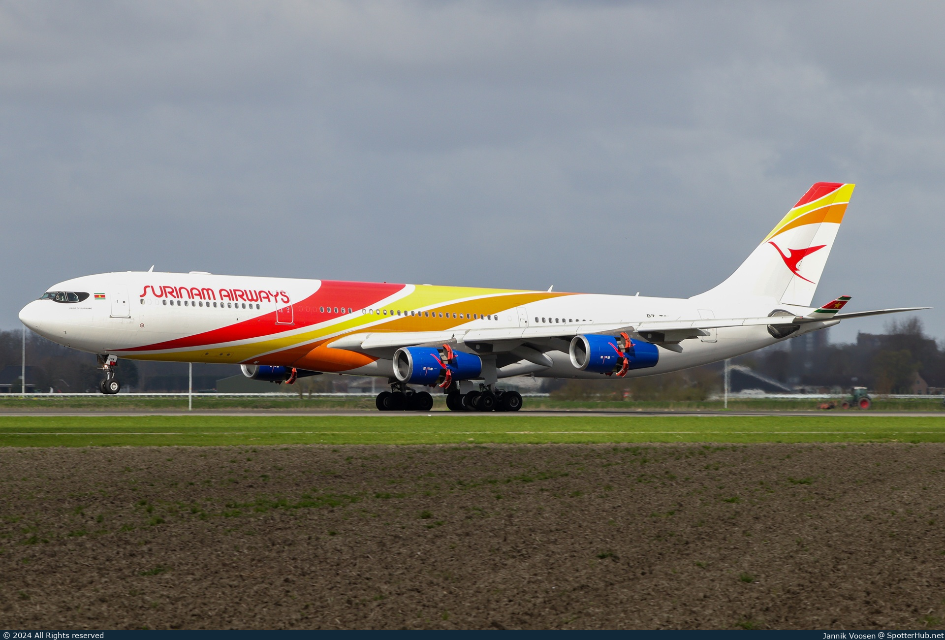 Photo of PZ-TCW - Airbus A340-313 operated by Surinam Airways