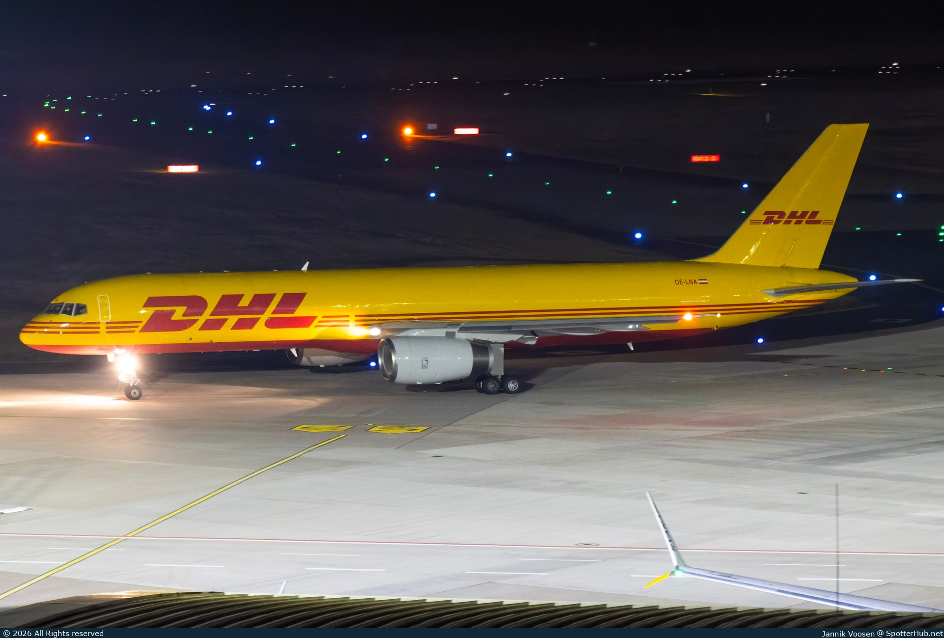 Photo of OE-LNA - Boeing 757-23A(PF) operated by DHL Air Austria