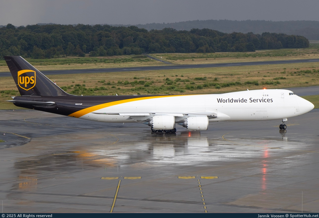 Photo of N631UP - Boeing 747-8F operated by UPS United Parcel Service