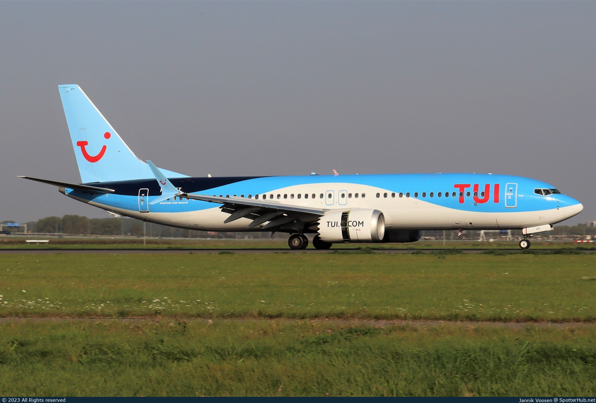 Photo of PH-TFT - Boeing 737 MAX 8 operated by TUI Airlines Nederland