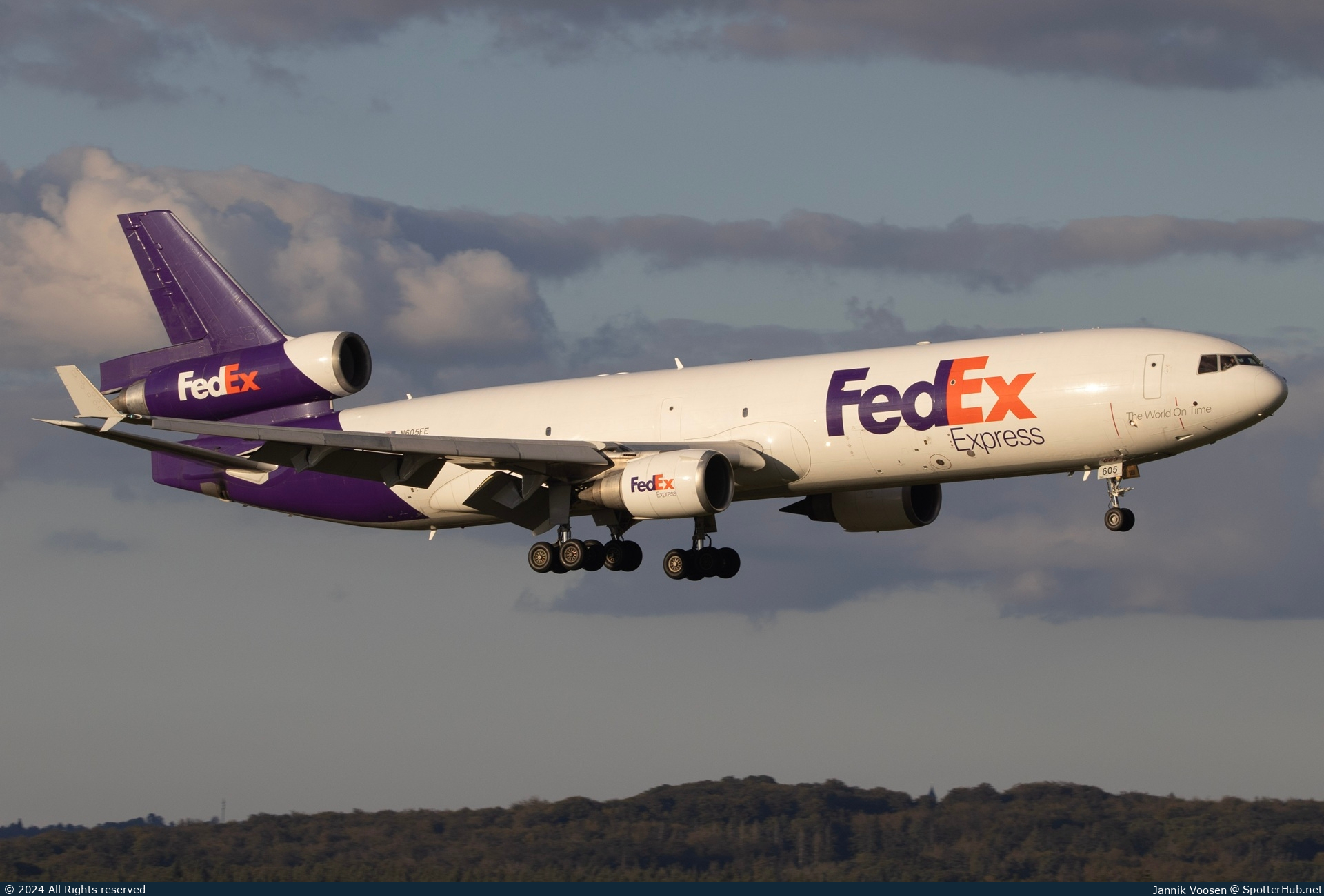 Photo of N605FE - McDonnell Douglas MD-11(F) operated by FedEx