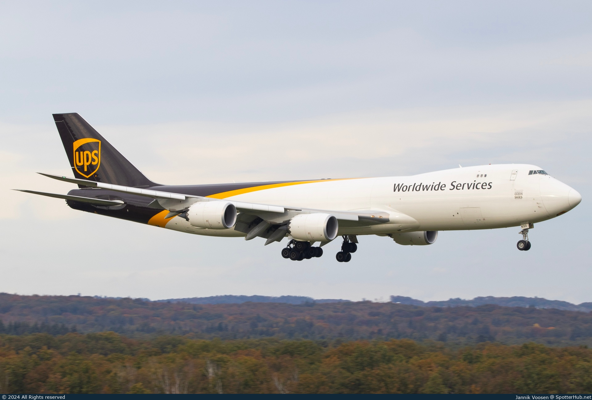 Photo of N633UP - Boeing 747-8F operated by UPS United Parcel Service