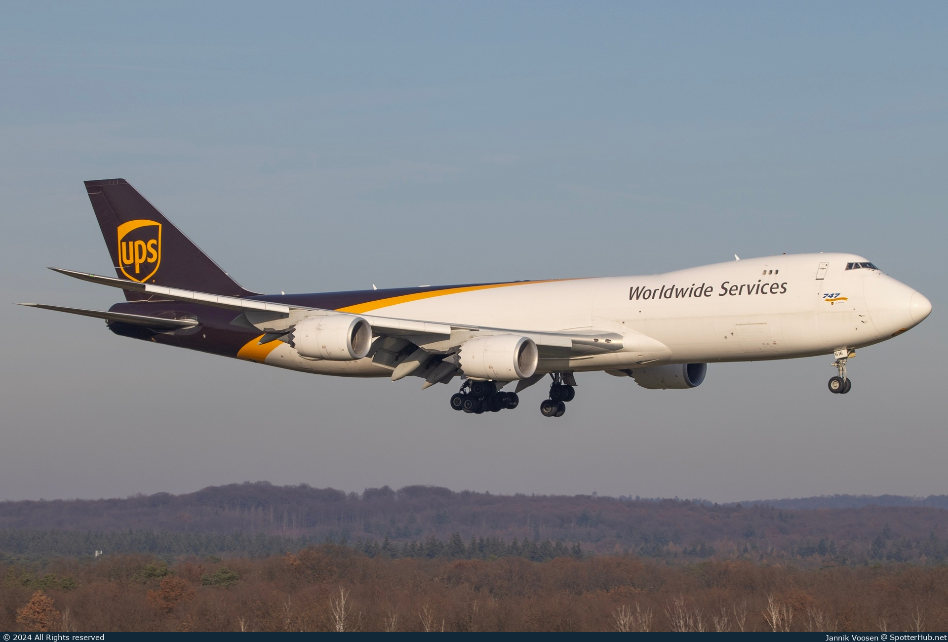 Photo of N616UP - Boeing 747-8F operated by UPS United Parcel Service
