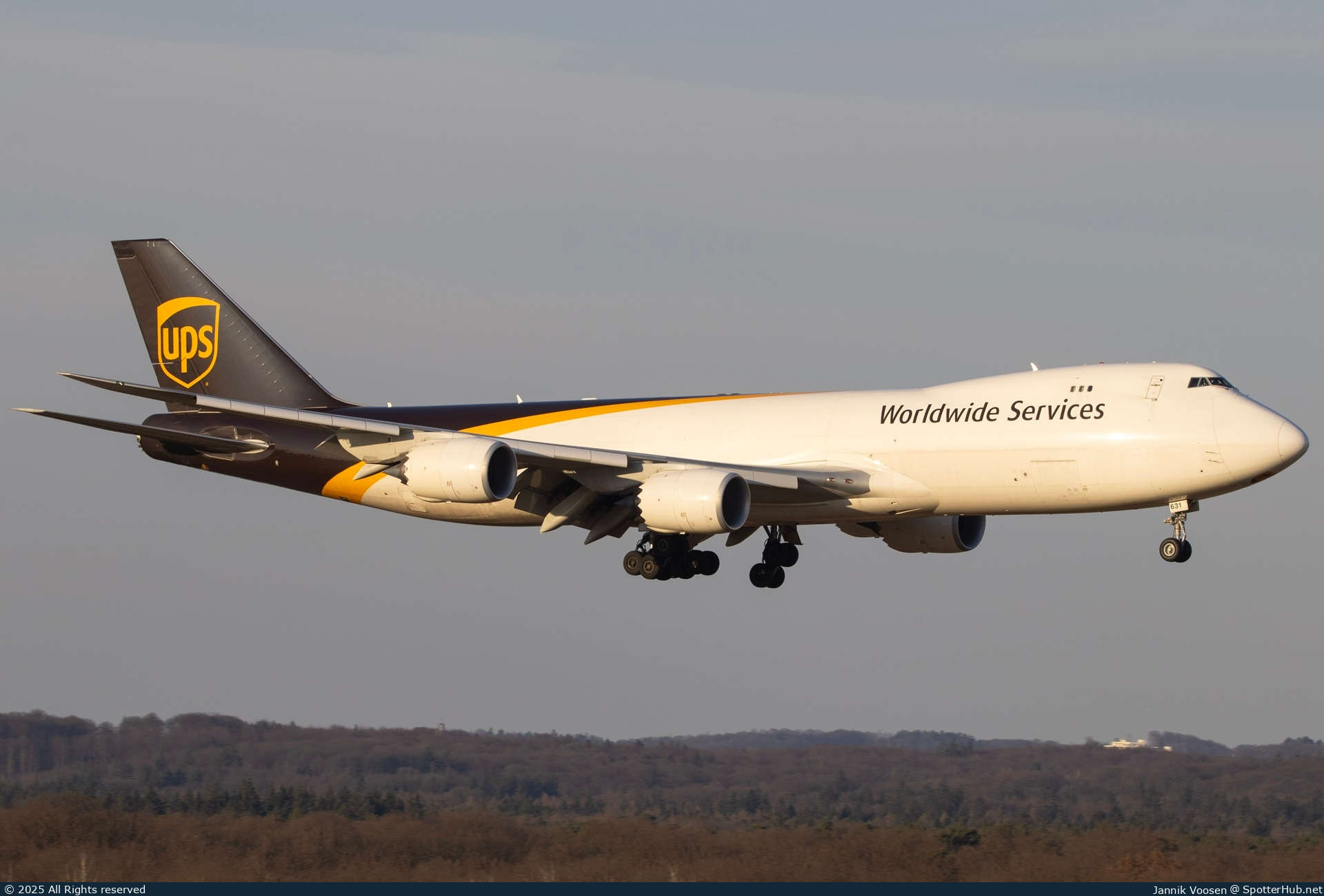 Photo of N631UP - Boeing 747-8F operated by UPS United Parcel Service