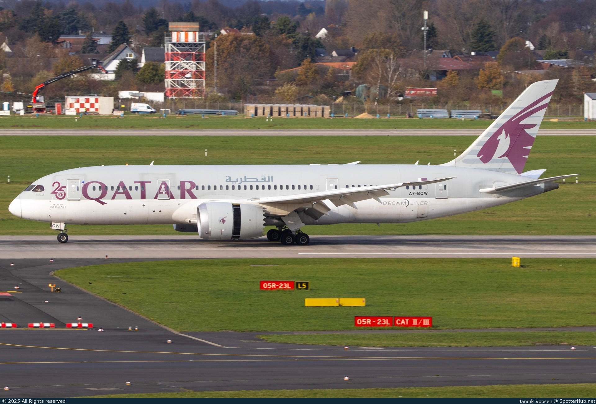 Photo of A7-BCW - Boeing 787-8 Dreamliner operated by Qatar Airways