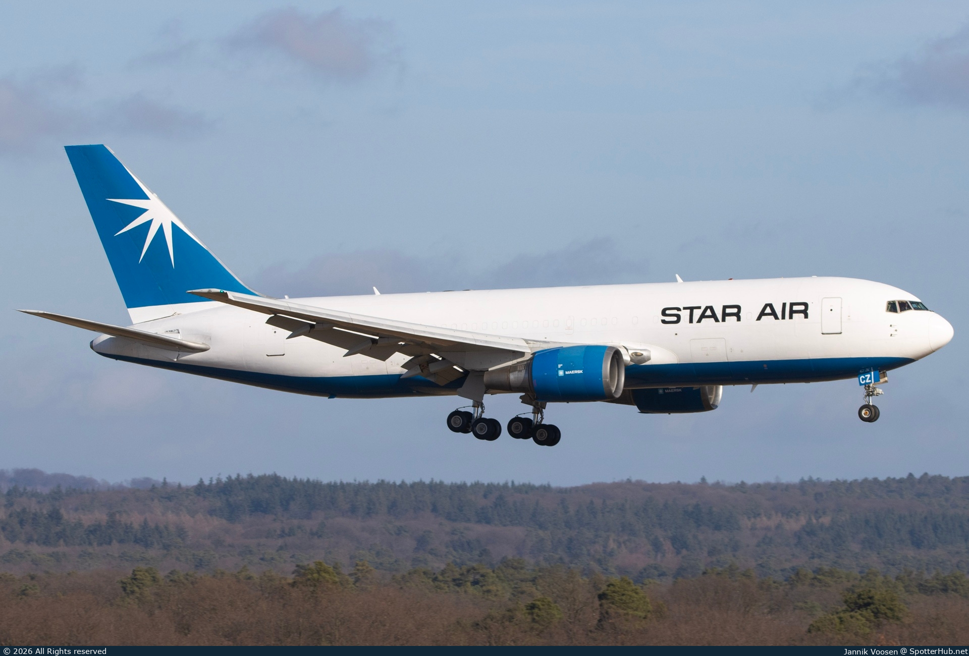 Photo of G-MACZ - Boeing 767-25E(BDSF) operated by Maersk Air Cargo UK