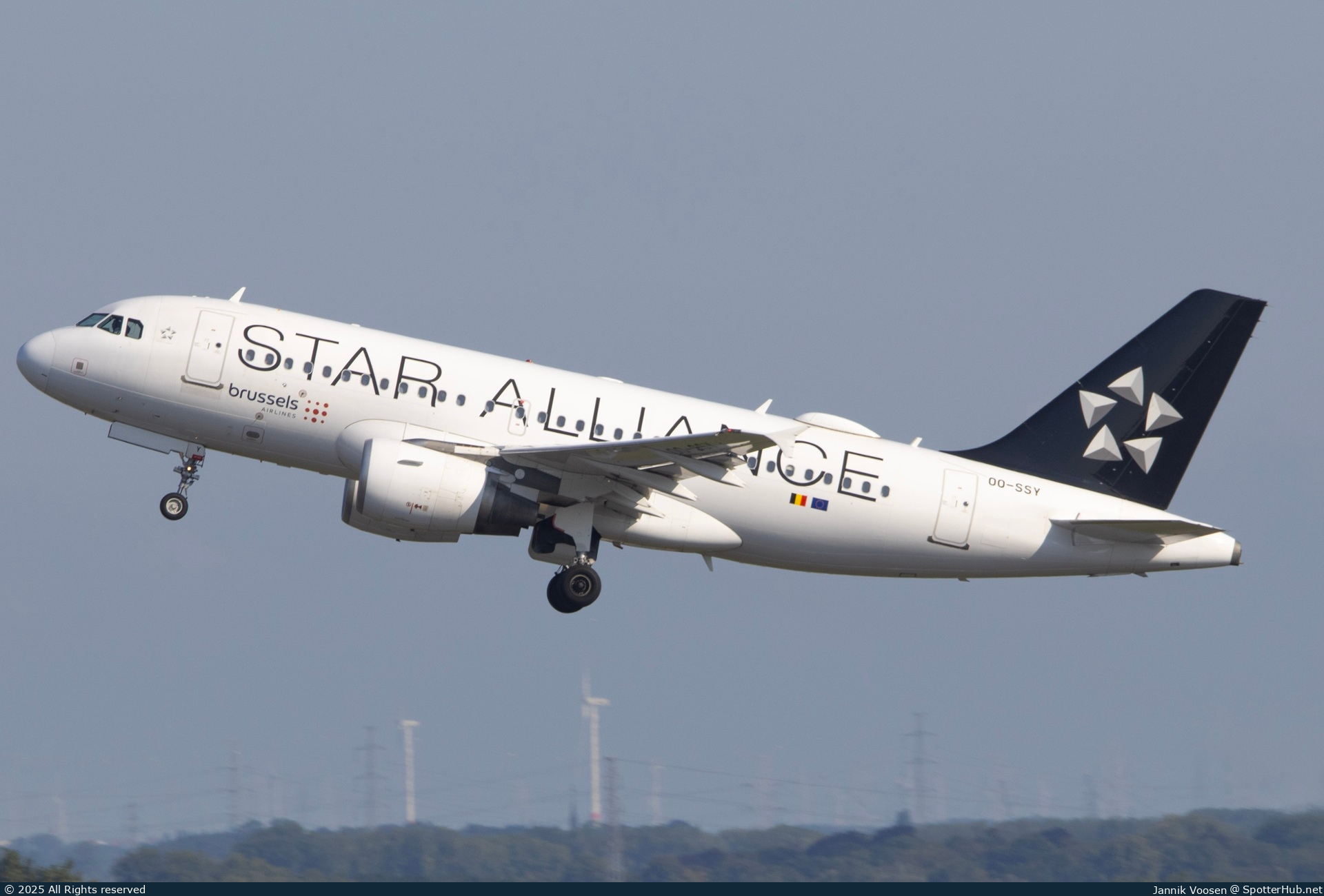 Photo of OO-SSY - Airbus A319-112 operated by Brussels Airlines