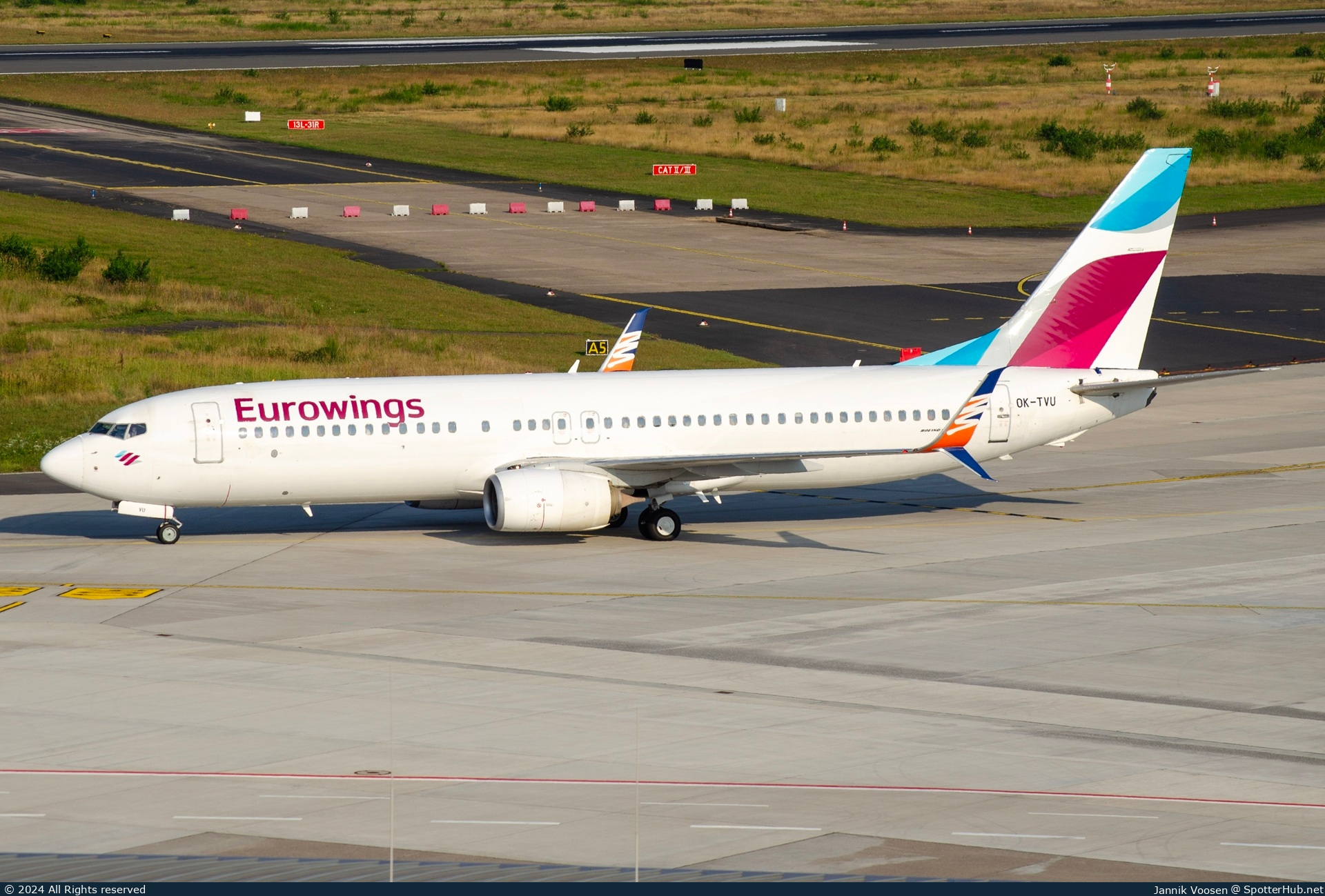 Photo of OK-TVU - Boeing 737-86N operated by Eurowings (opb SmartWings)