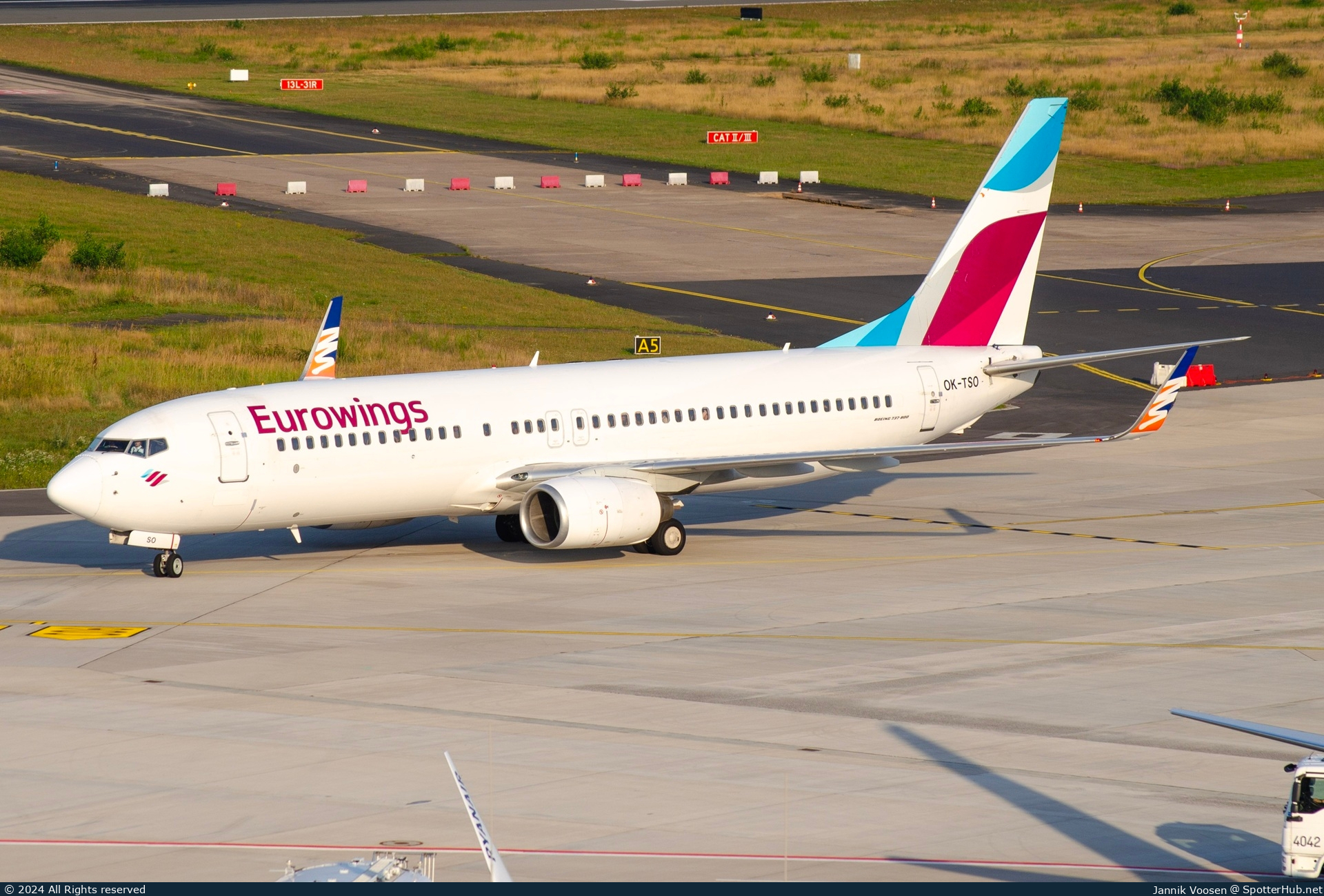 Photo of OK-TSO - Boeing 737-8GQ operated by Eurowings (opb SmartWings)