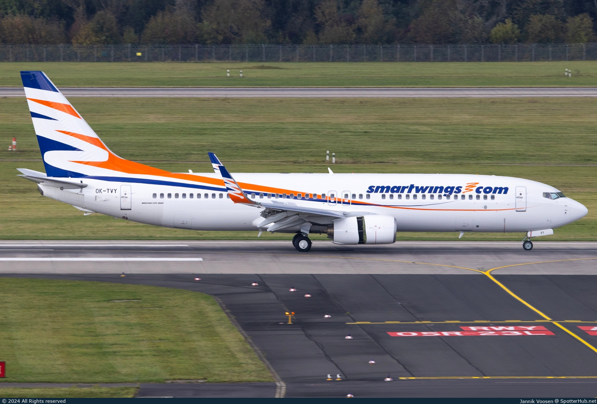 Photo of OK-TVY - Boeing 737-8Q8 operated by SmartWings