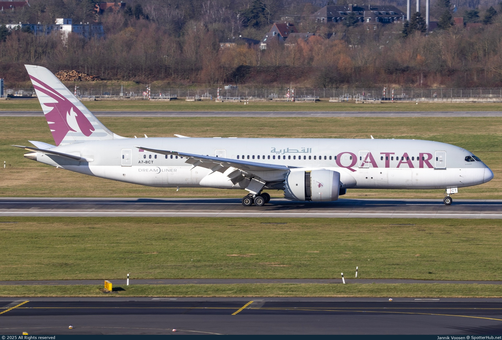 Photo of A7-BCT - Boeing 787-8 Dreamliner operated by Qatar Airways