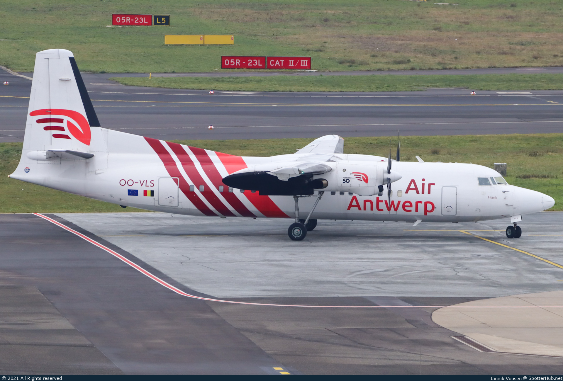 Photo of OO-VLS - Fokker 50 operated by Air Antwerp