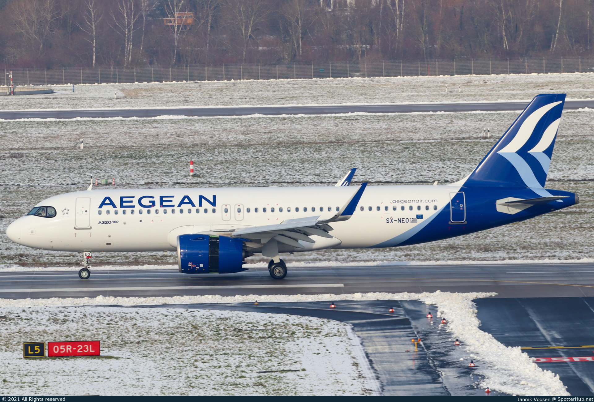 Photo of SX-NEO - Airbus A320-271N operated by Aegean Airlines