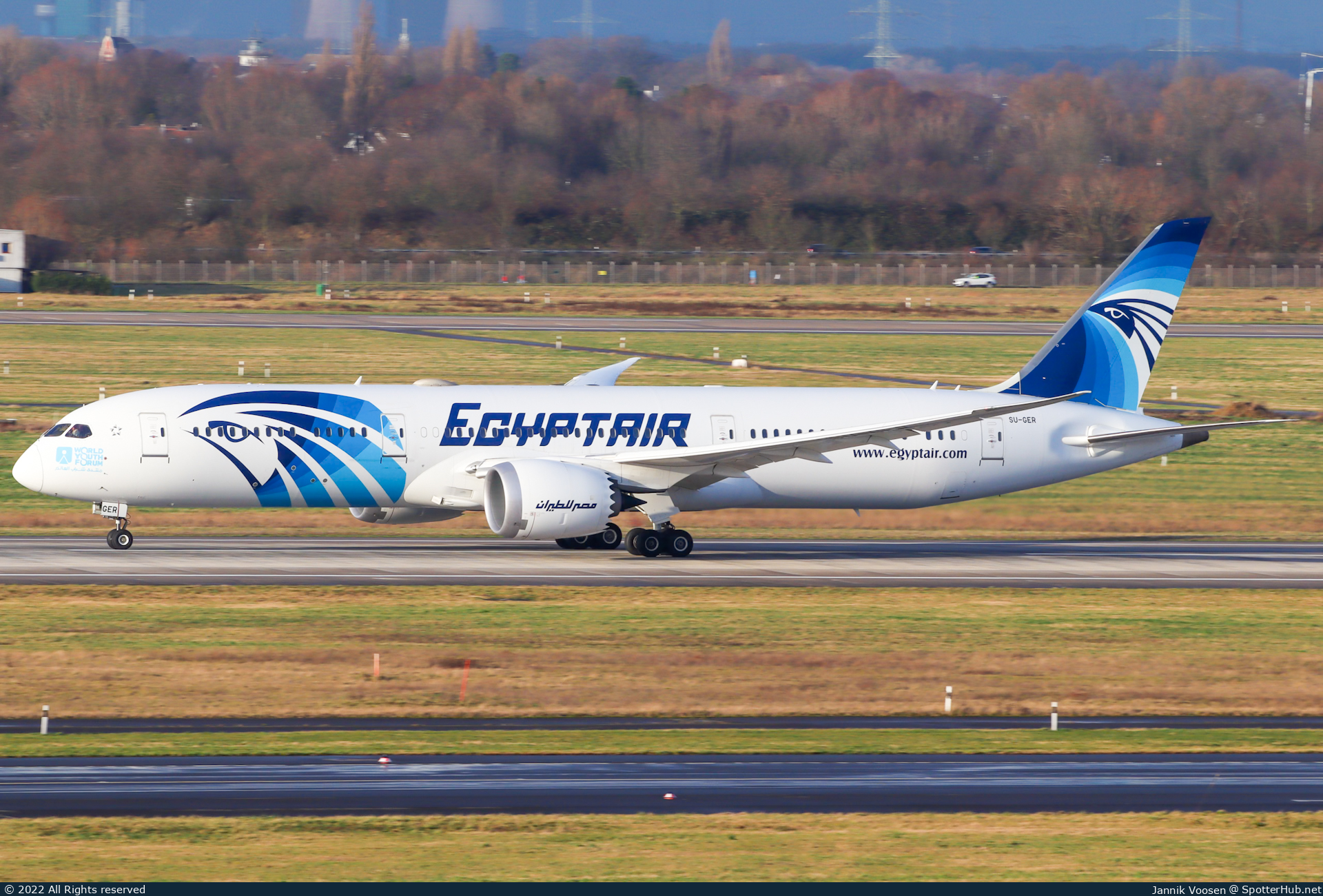 Photo of SU-GER - Boeing 787-9 Dreamliner operated by Egyptair
