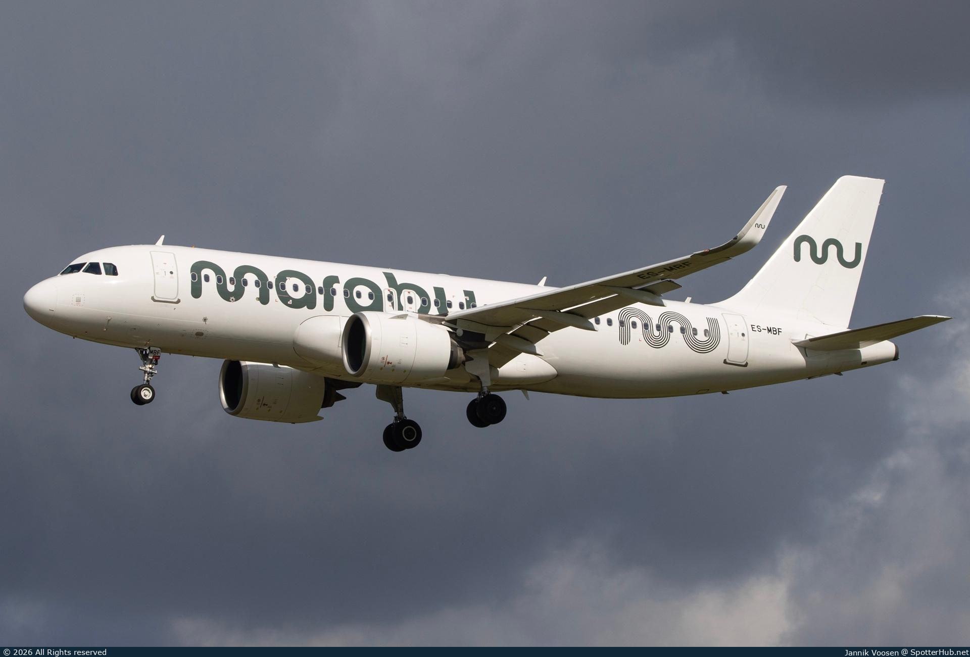 Photo of ES-MBF - Airbus A320-271N operated by Marabu Airlines