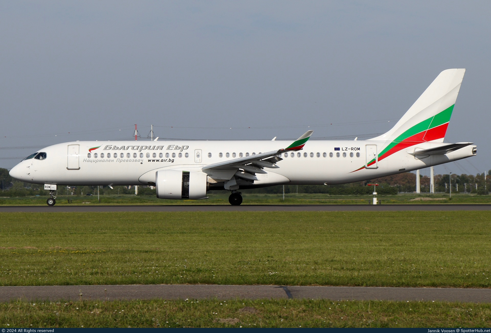 Photo of LZ-ROM - Airbus A220-300 operated by Bulgaria Air
