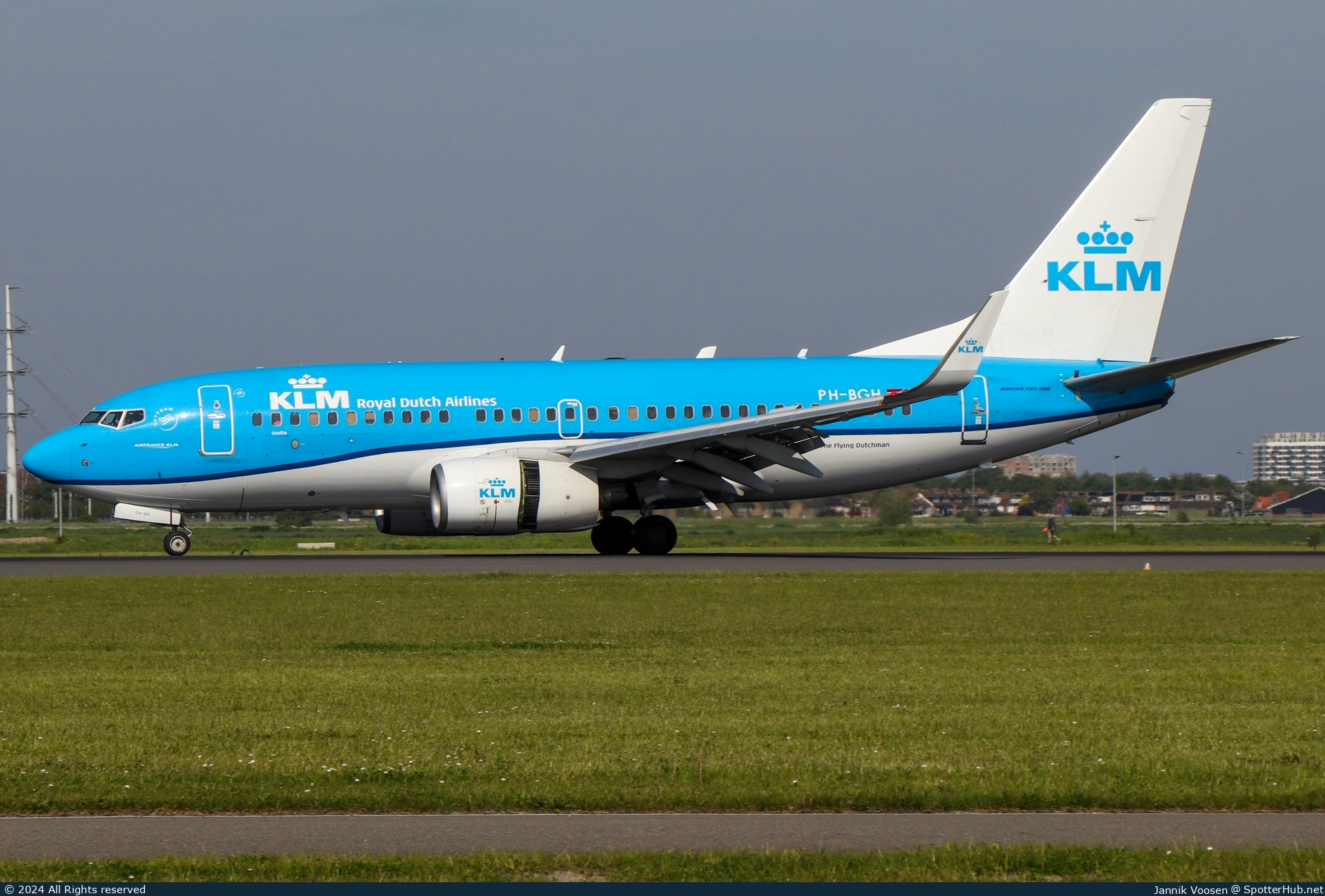 Photo of PH-BGH - Boeing 737-7K2 operated by KLM Royal Dutch Airlines