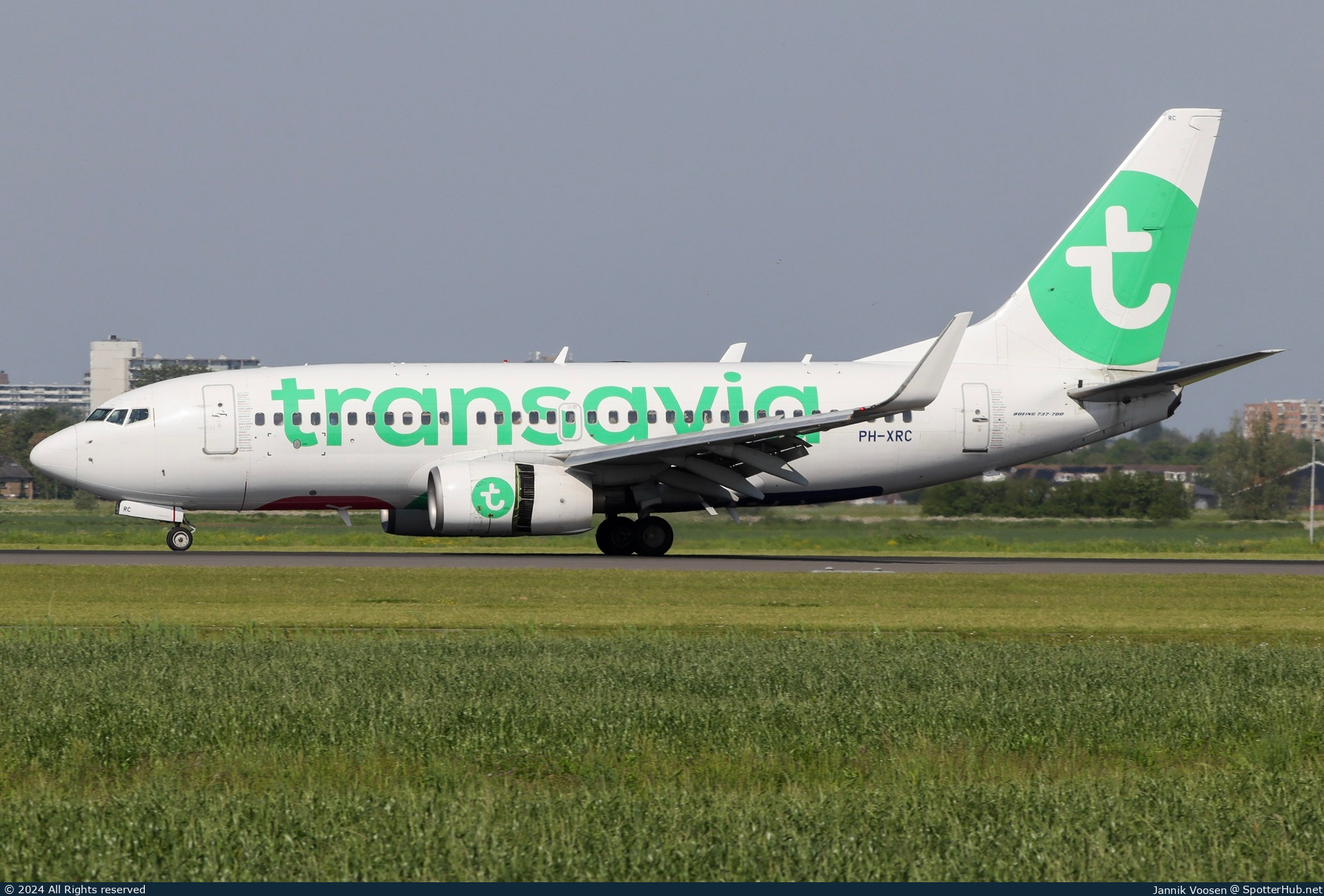 Photo of PH-XRC - Boeing 737-7K2 operated by Transavia