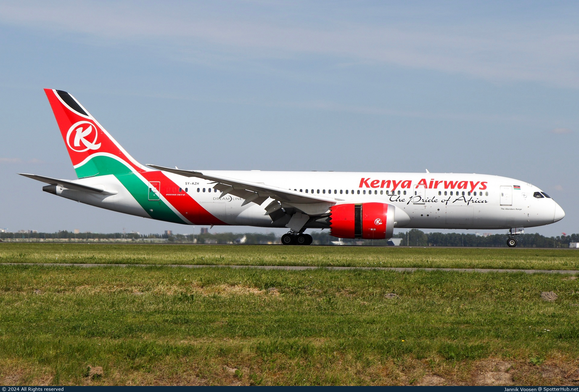 Photo of 5Y-KZH - Boeing 787-8 Dreamliner operated by Kenya Airways