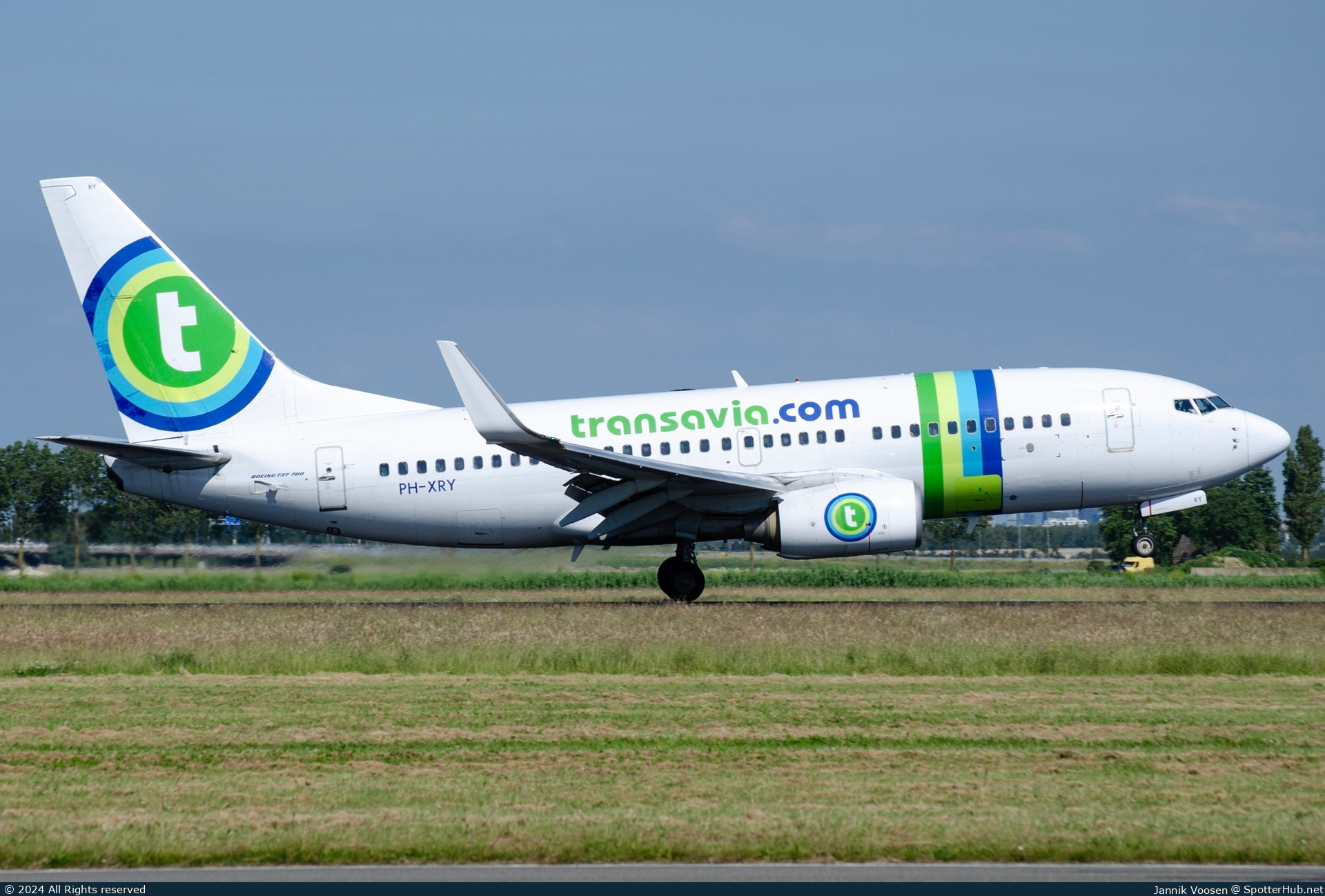 Photo of PH-XRY - Boeing 737-7K2 operated by Transavia