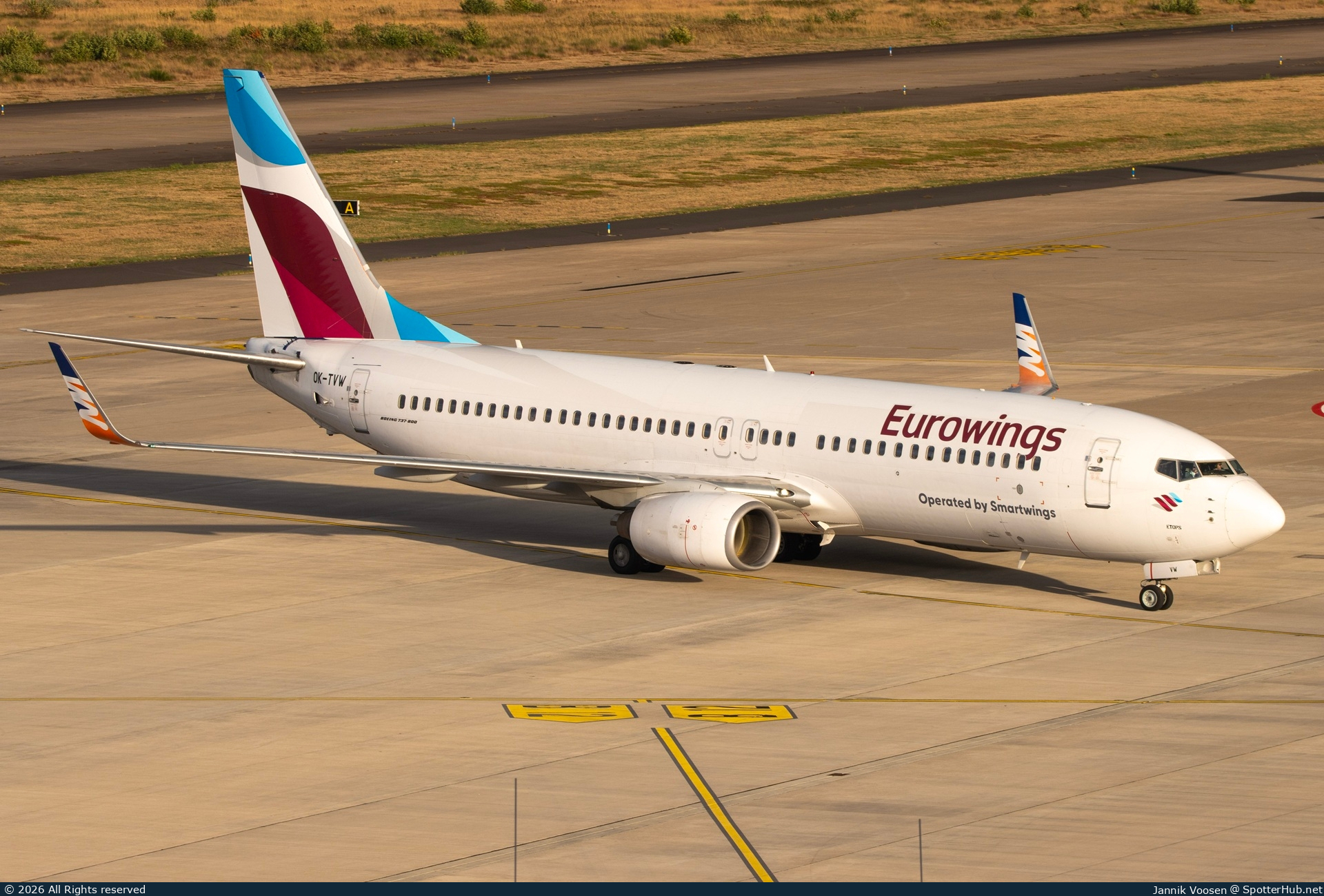 Photo of OK-TVW - Boeing 737-86Q operated by Eurowings (opb SmartWings)