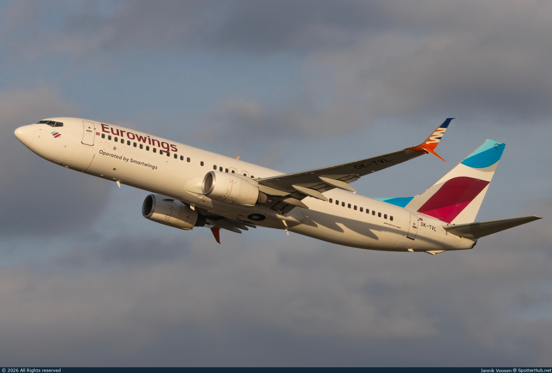 Photo of OK-TVL - Boeing 737-8FN operated by Eurowings (opb SmartWings)