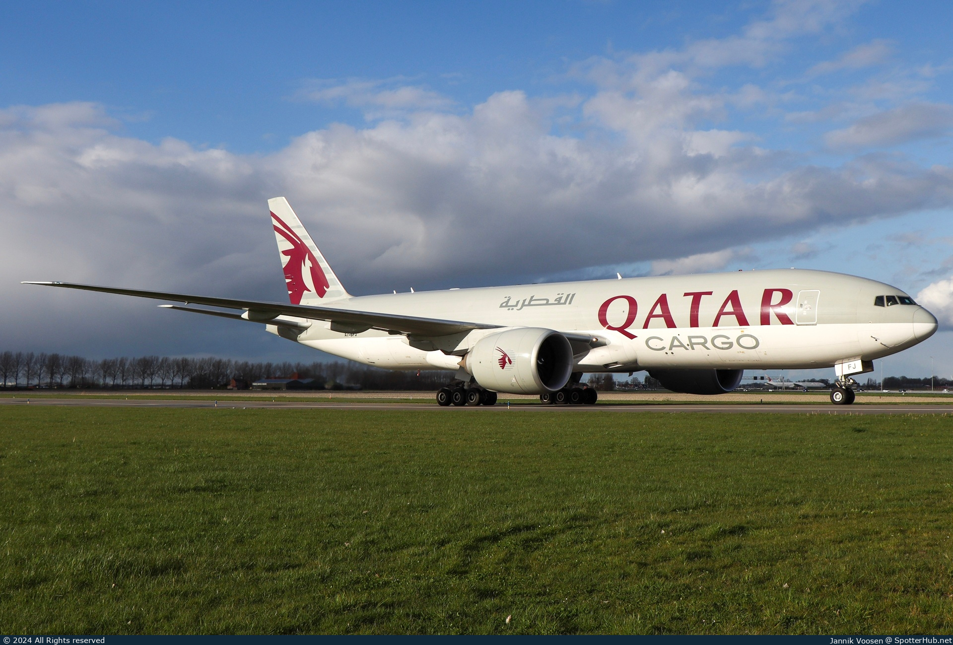 Photo of A7-BFJ - Boeing 777-FDZ operated by Qatar Airways Cargo