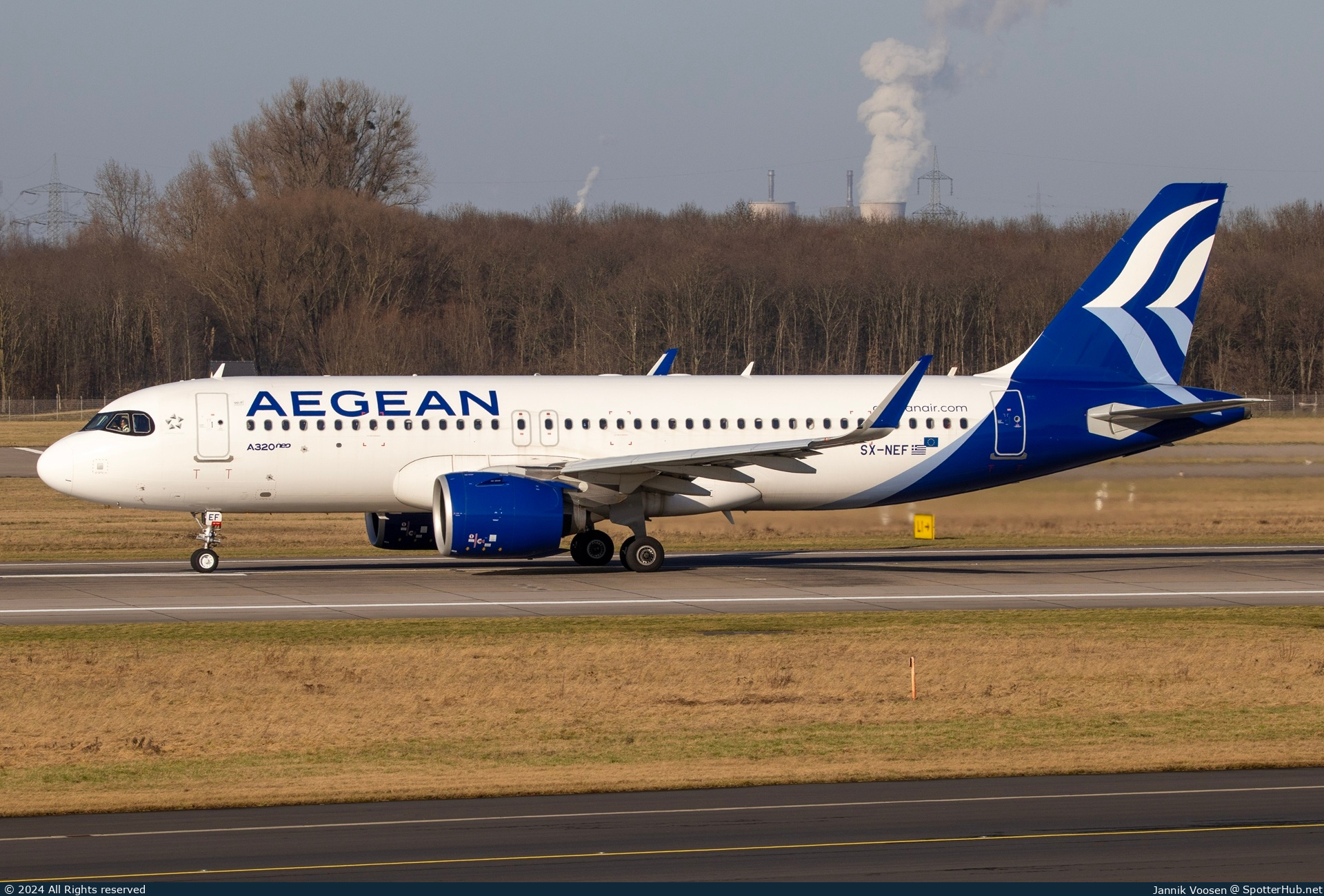 Photo of SX-NEF - Airbus A320-271N operated by Aegean Airlines