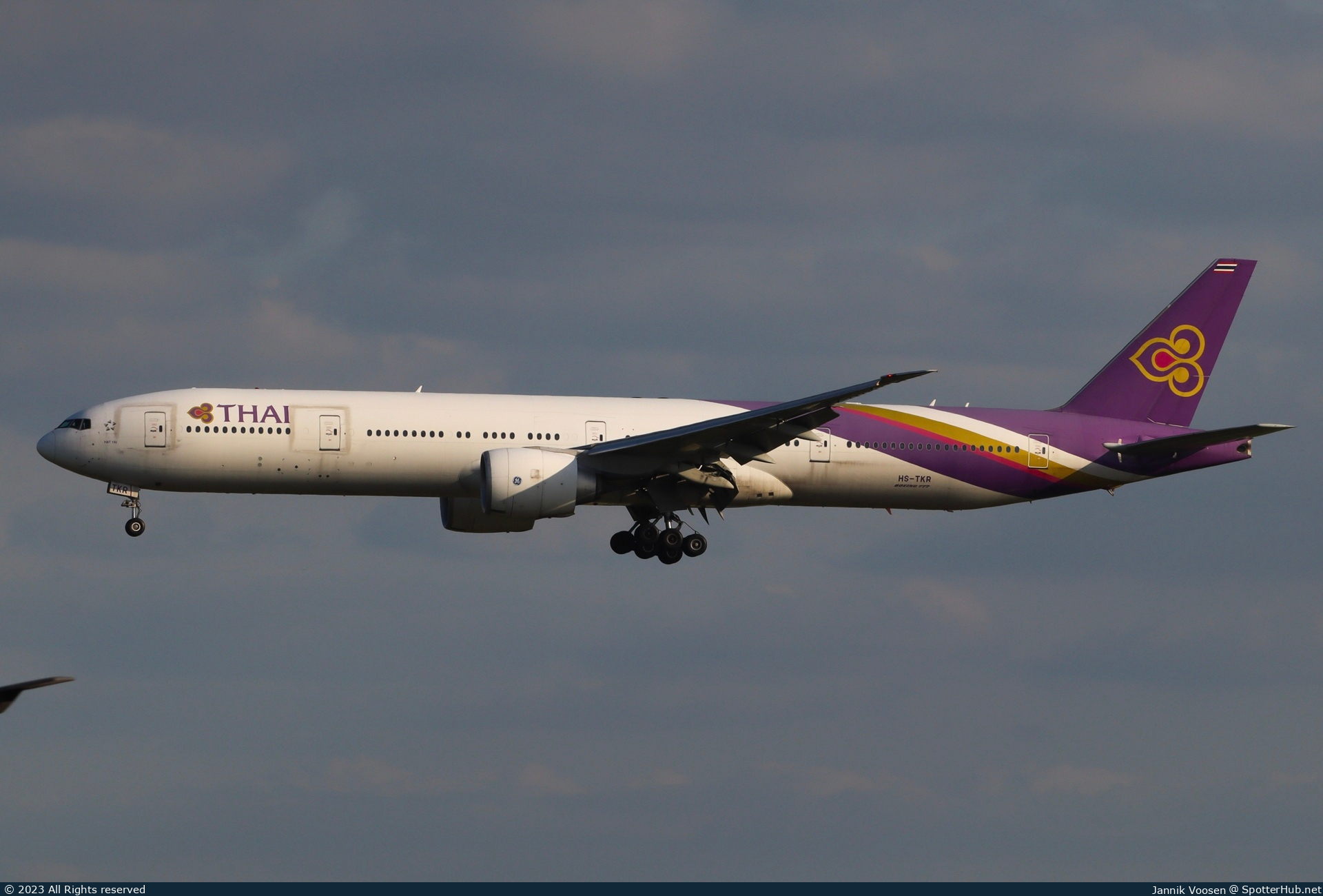 Photo of HS-TKR - Boeing 777-3AL(ER) operated by Thai Airways International